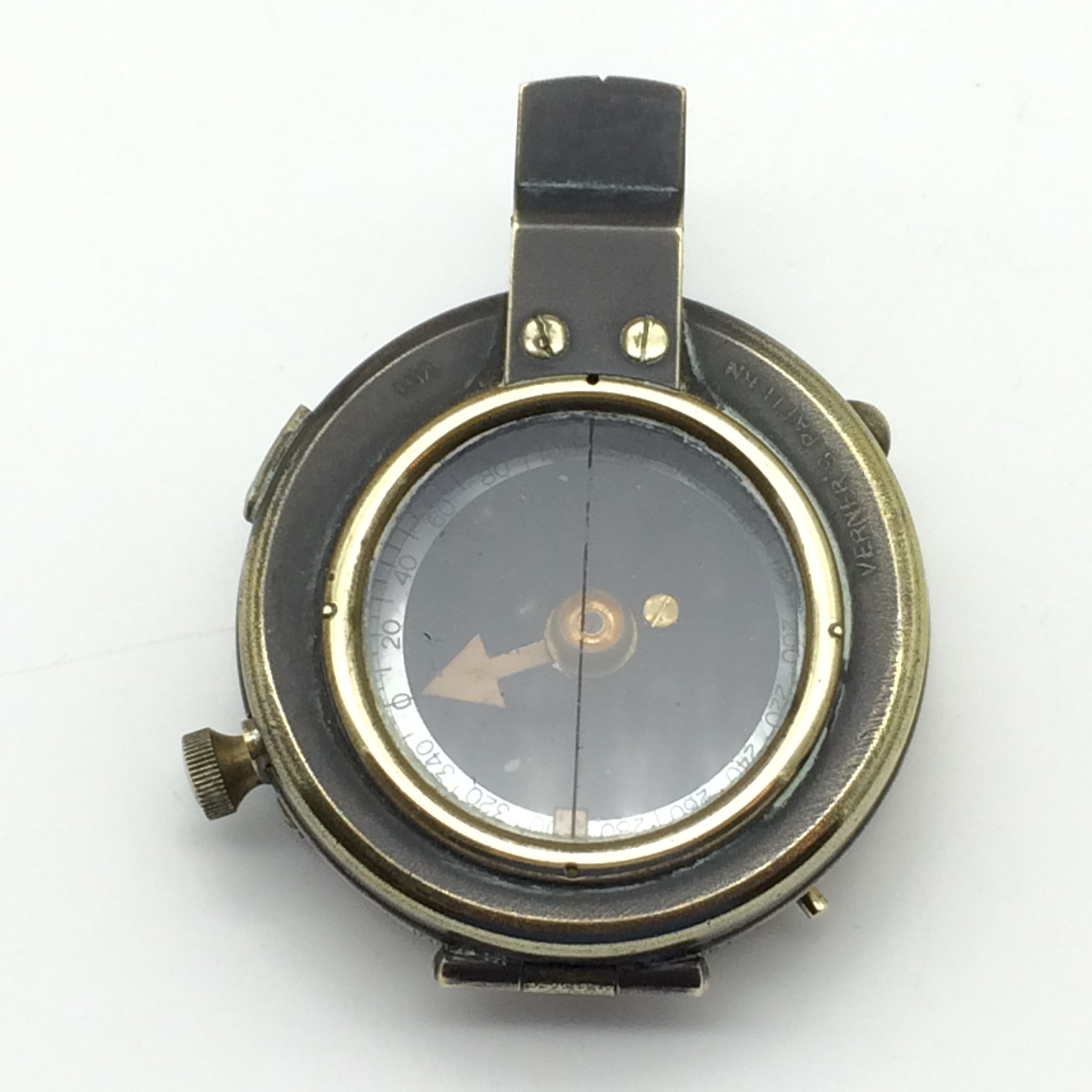 Antique WW1 ‘Verners Pattern VIII’ Compass (J.B. Ruby) - Image 7