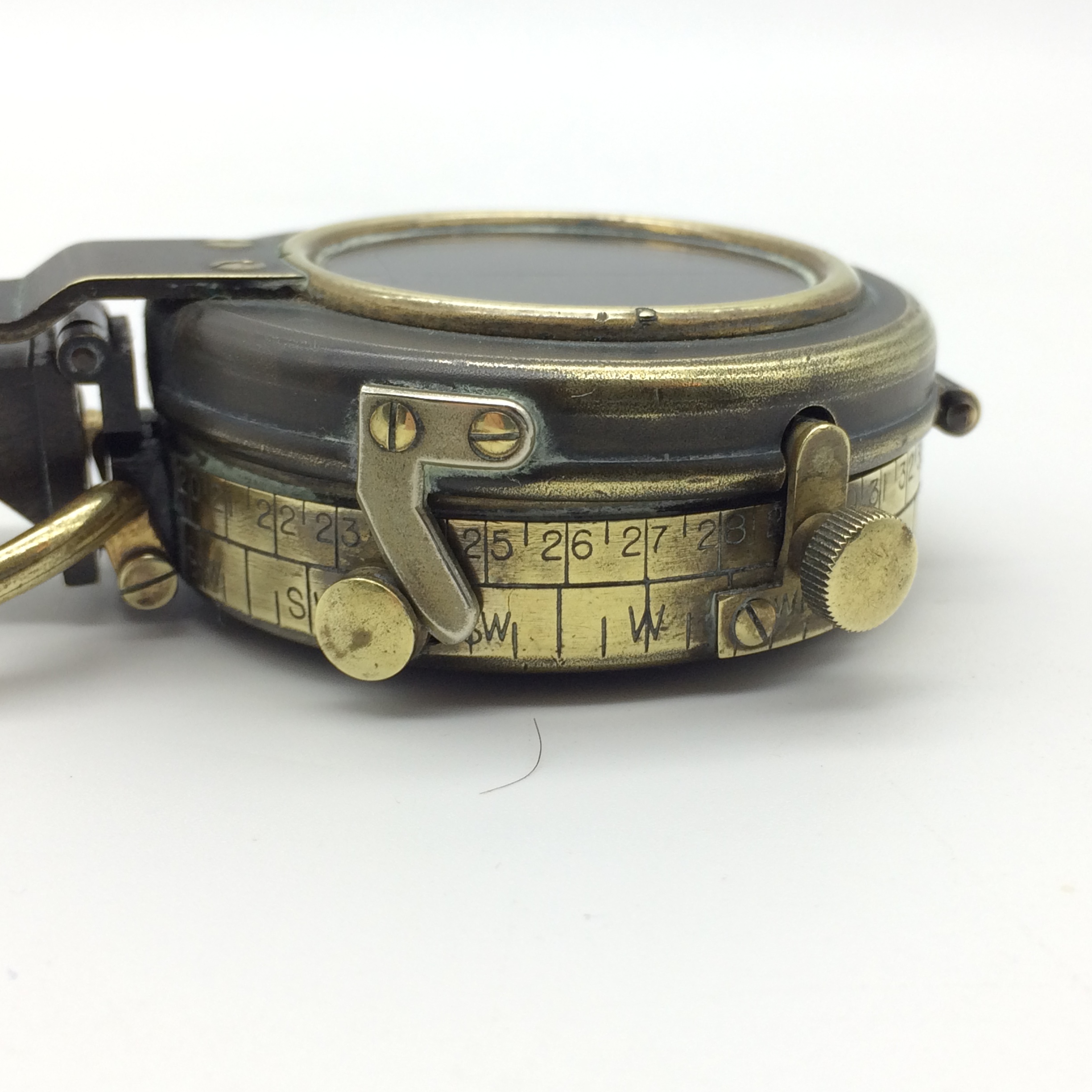 Antique WW1 ‘Verners Pattern VIII’ Compass (J.B. Ruby) - Image 4