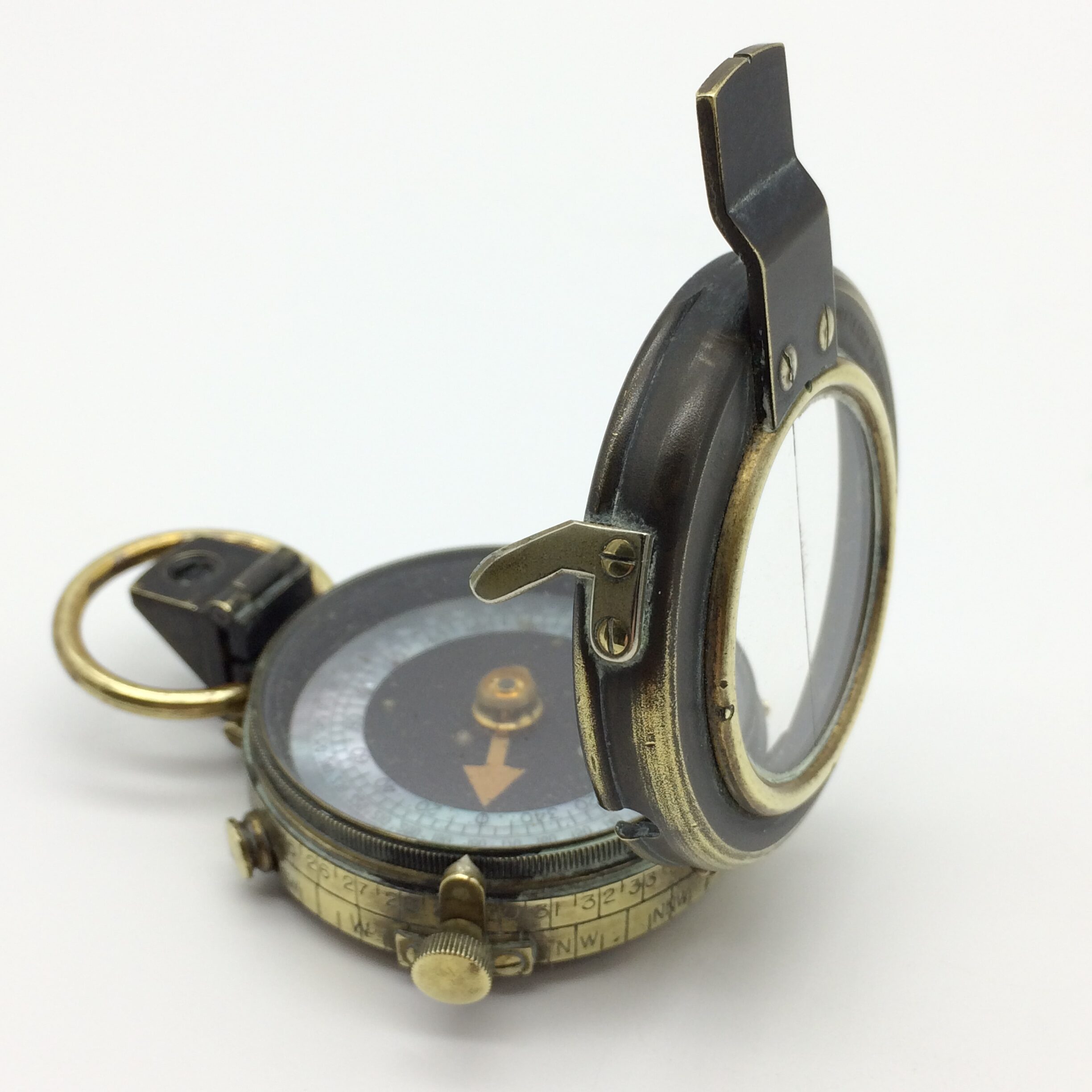 Antique WW1 ‘Verners Pattern VIII’ Compass (J.B. Ruby) - Image 5