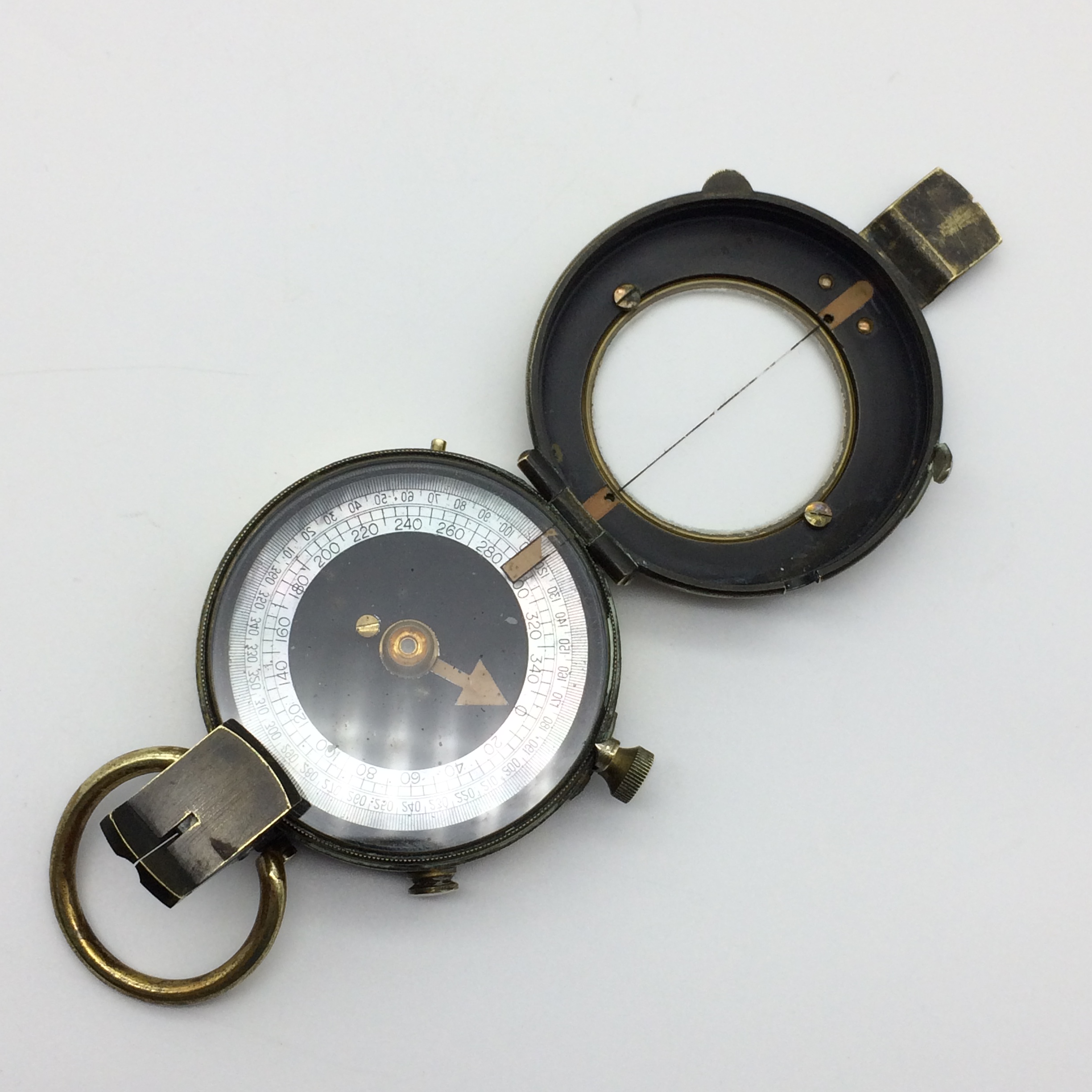 Antique WW1 ‘Verners Pattern VIII’ Compass (J.B. Ruby) - Image 8