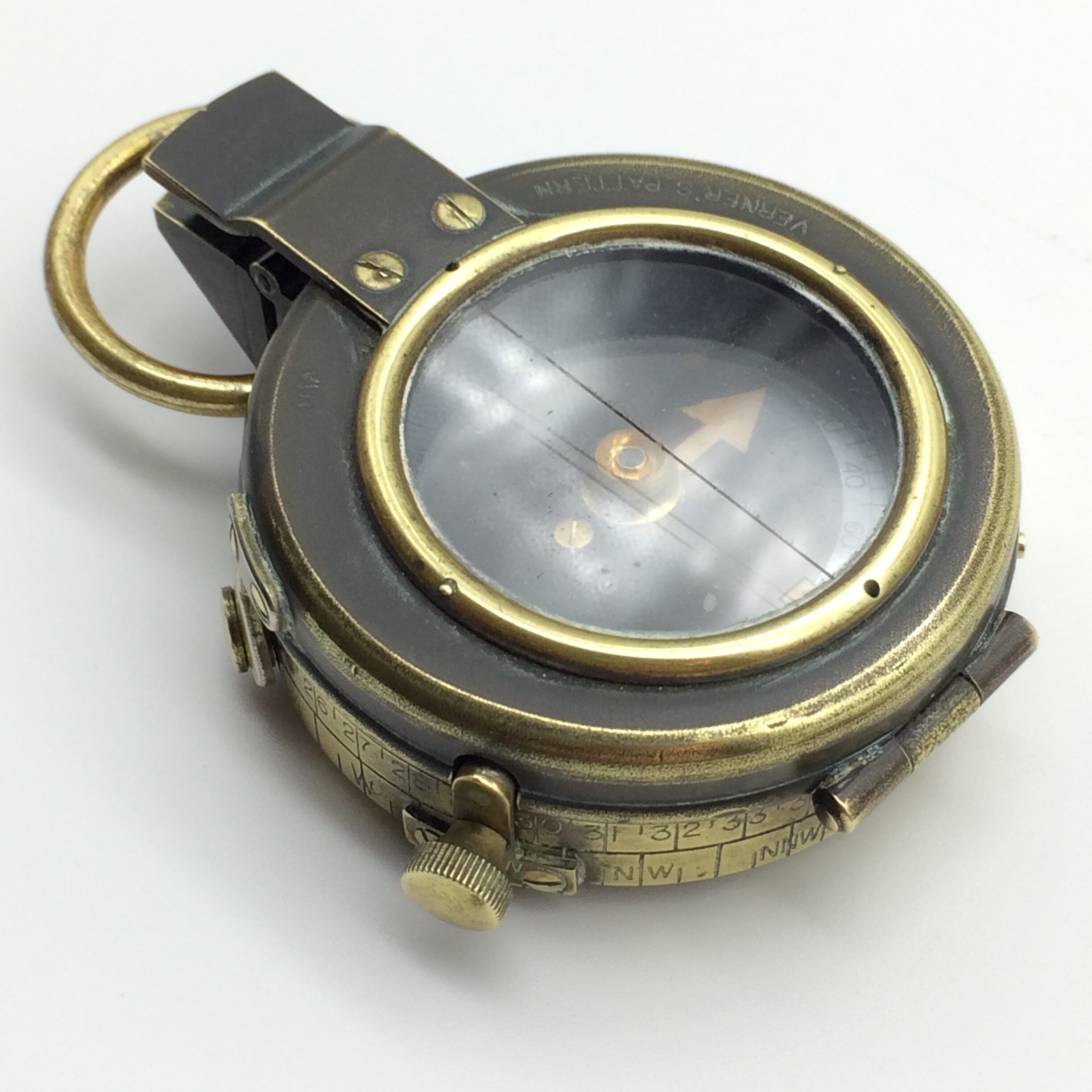 Antique WW1 ‘Verners Pattern VIII’ Compass (J.B. Ruby) - Image 3