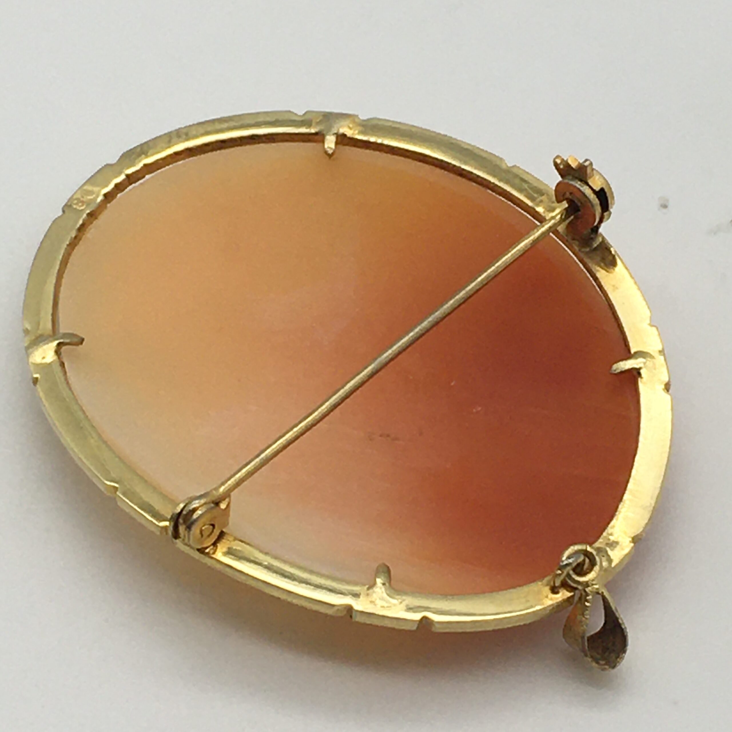 Gorgeous Silver & Marcasite Cameo Brooch or Pendant - Image 7