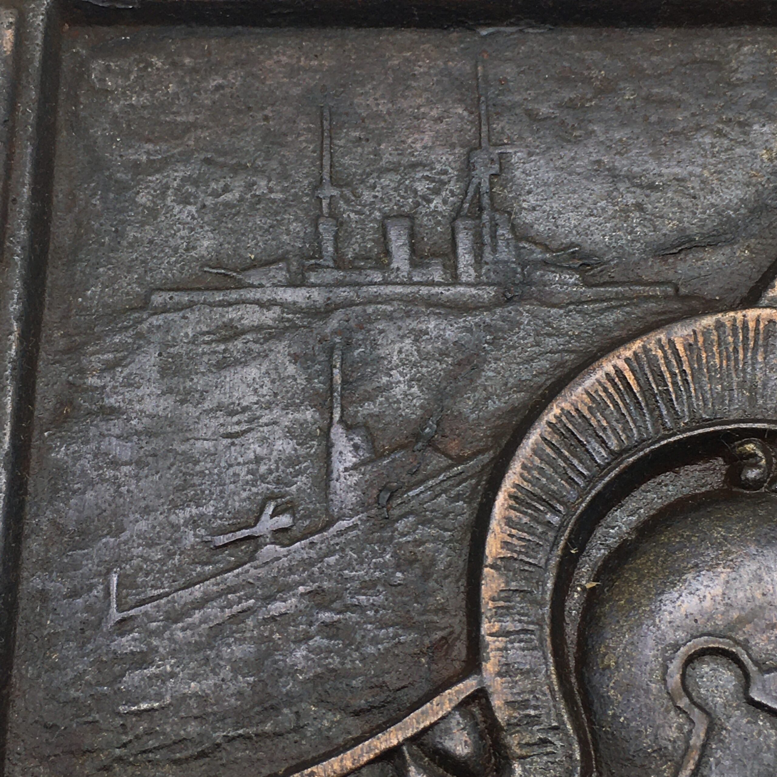 Impressive WW1 ‘For the Freedom of Mankind’ Iron Photo Frame - Image 5