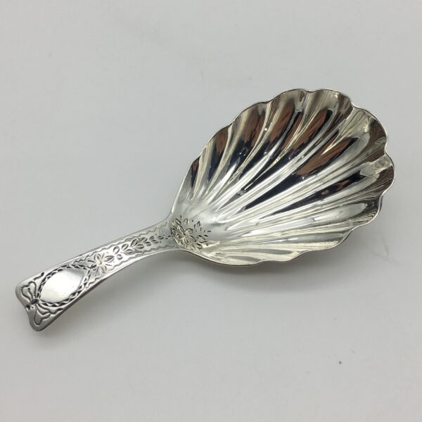 Lovely Victorian Silver Caddy Spoon