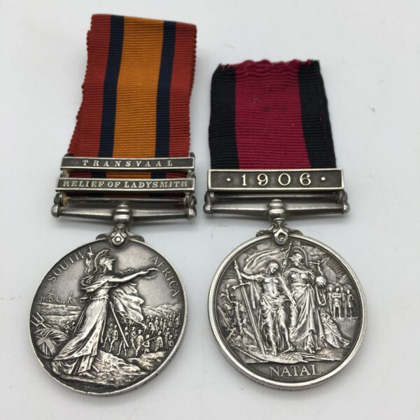 ‘Q.S.A. (ROL, TVL) & Natal 1906 Rebellion’ to ‘F. Worland’ (Natal R. Rifles & Natal R. Regt)
