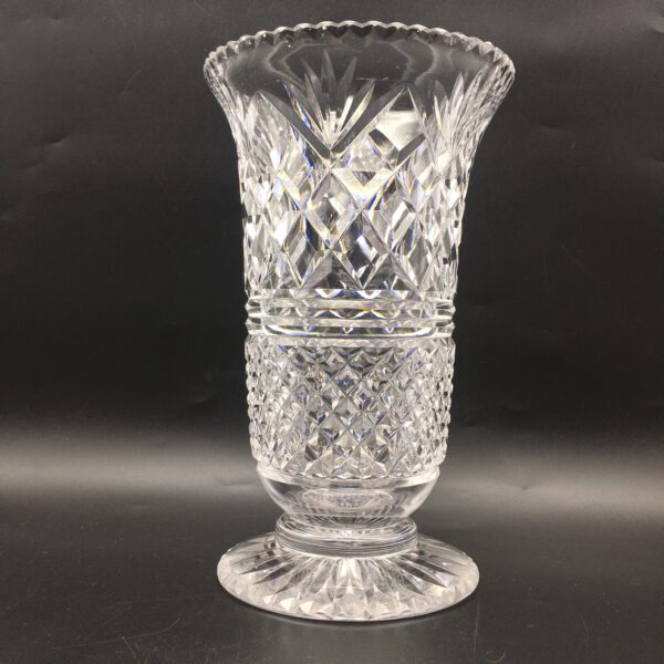 Large Top Quality Cut Crystal Vase