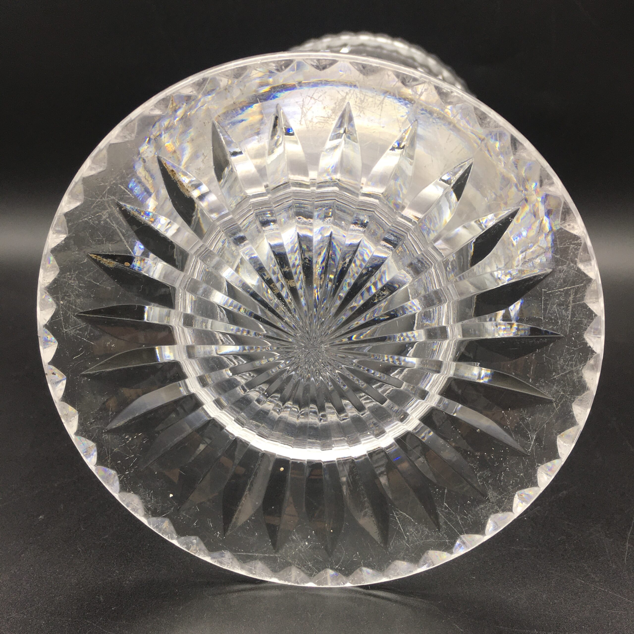 Large Top Quality Cut Crystal Vase - Image 8