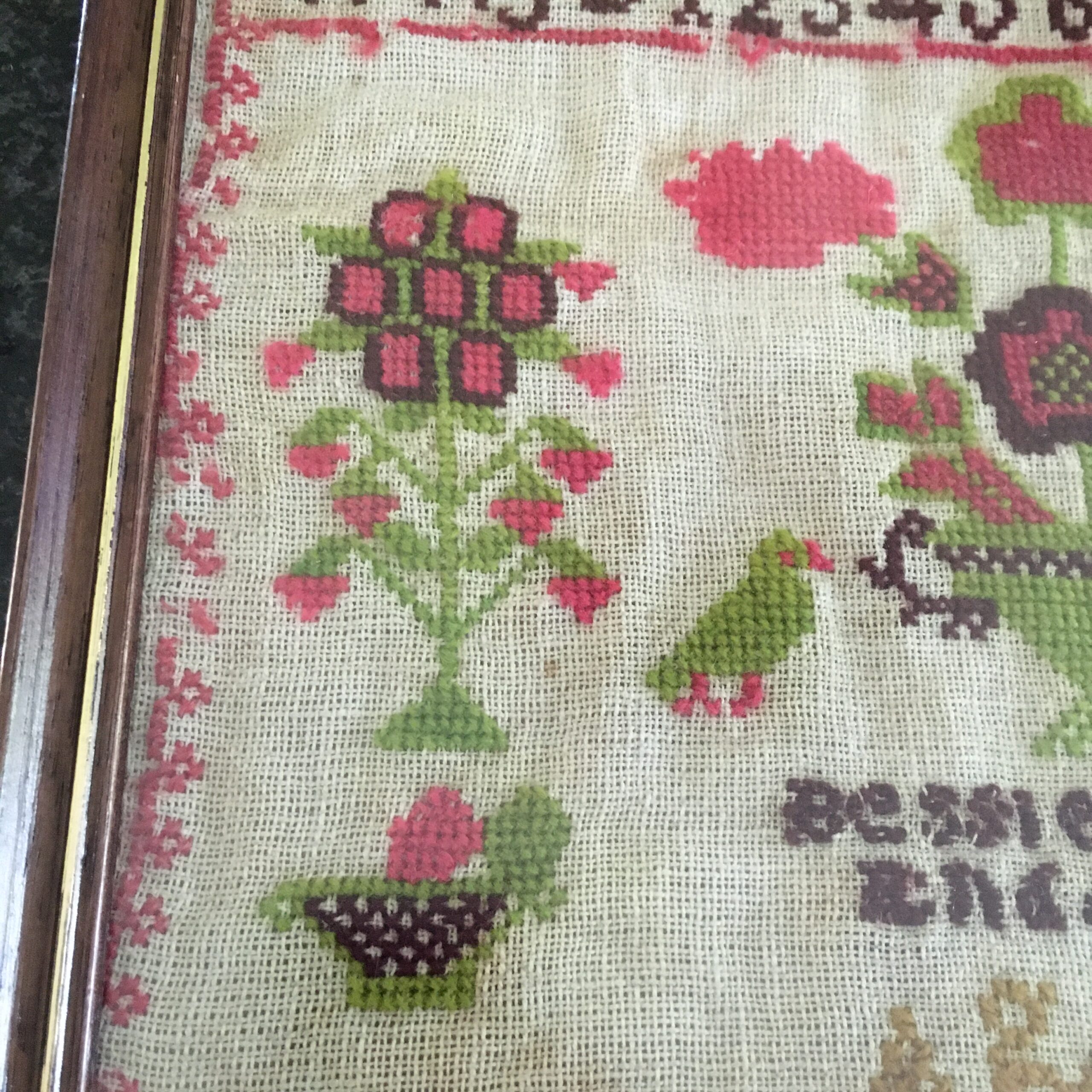 Victorian ‘Childs - Aged 11’ Needlework Sampler (1889) - Image 7