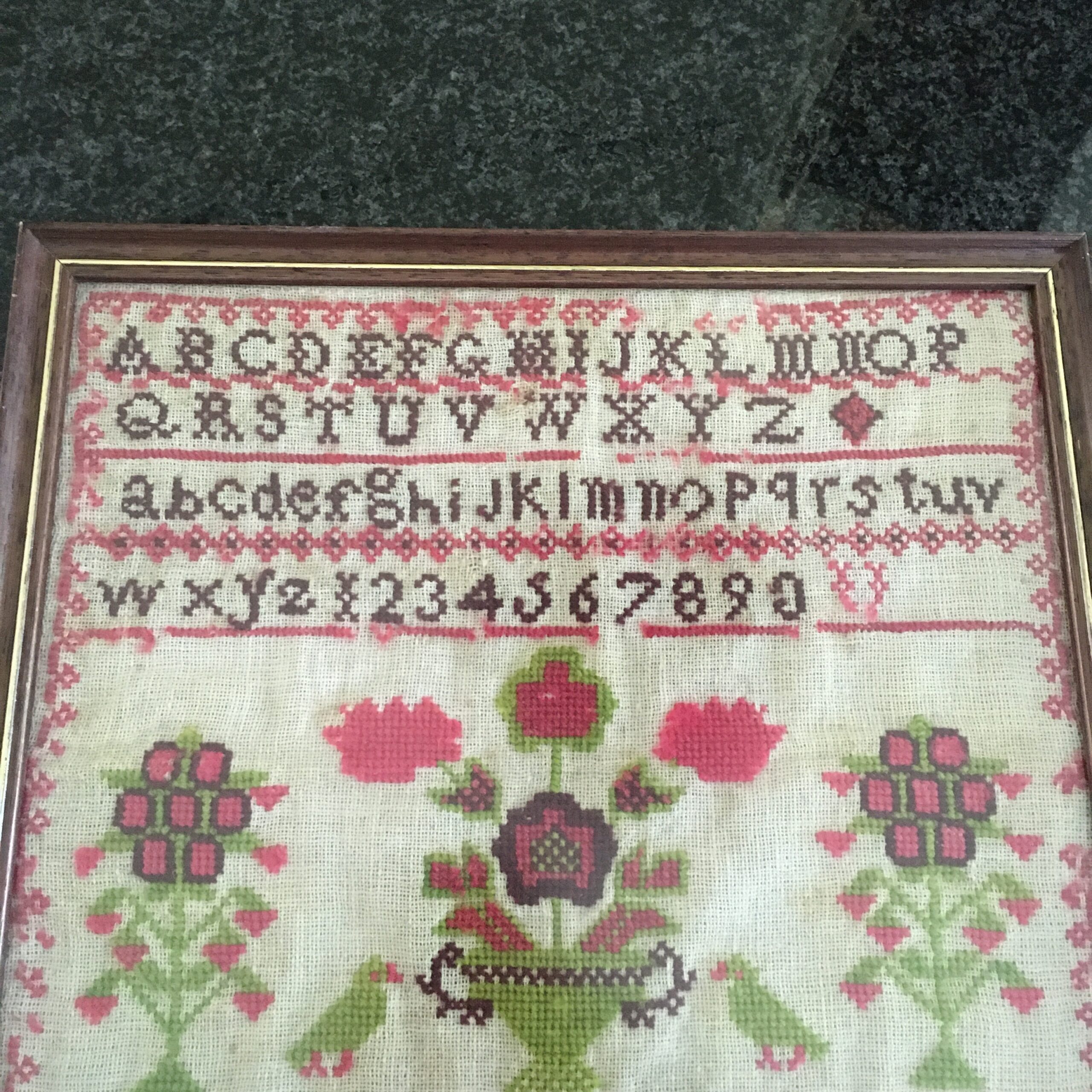 Victorian ‘Childs - Aged 11’ Needlework Sampler (1889) - Image 2