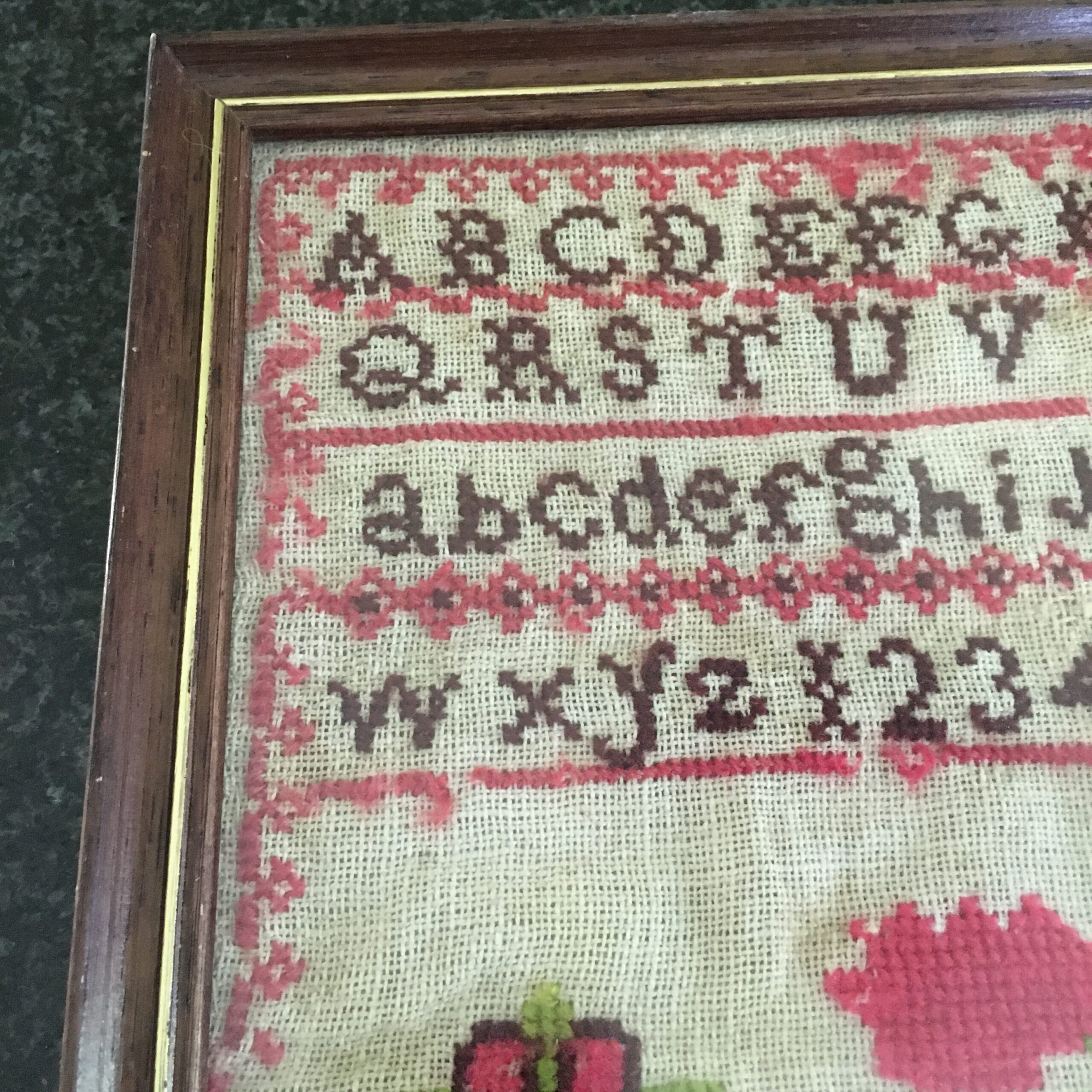 Victorian ‘Childs - Aged 11’ Needlework Sampler (1889) - Image 3