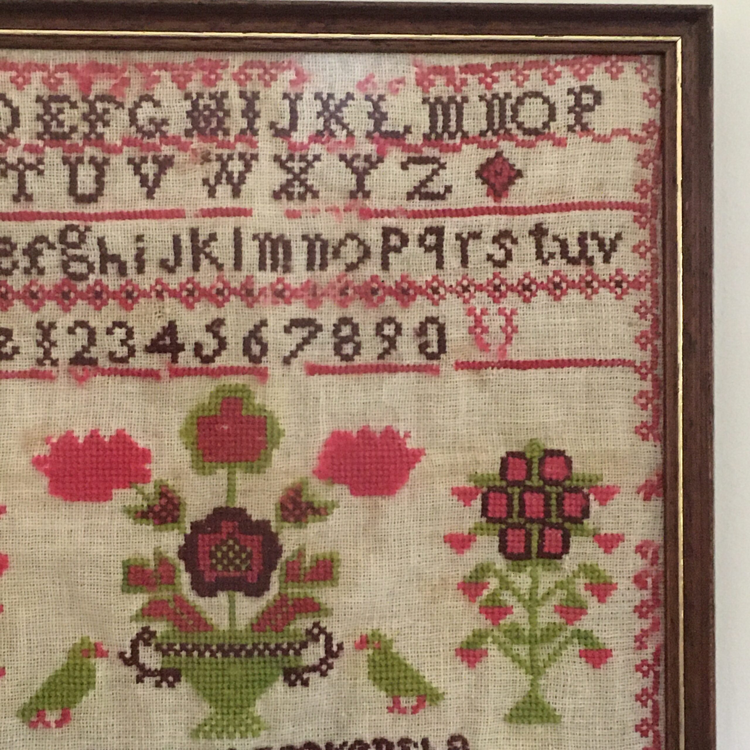 Victorian ‘Childs - Aged 11’ Needlework Sampler (1889) - Image 5