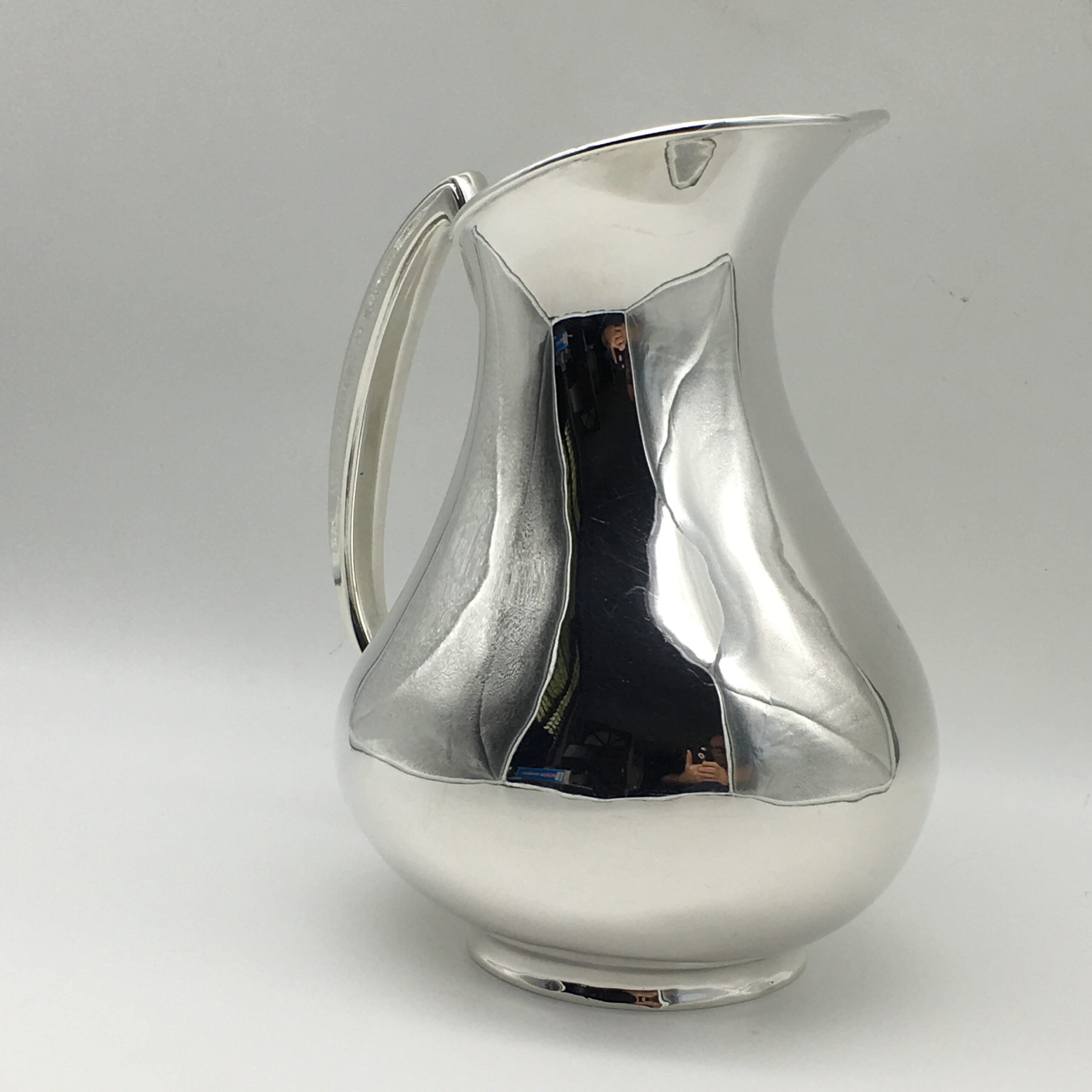 Wonderful ‘Modernist’ Solid Silver Pitcher/Jug - Image 2