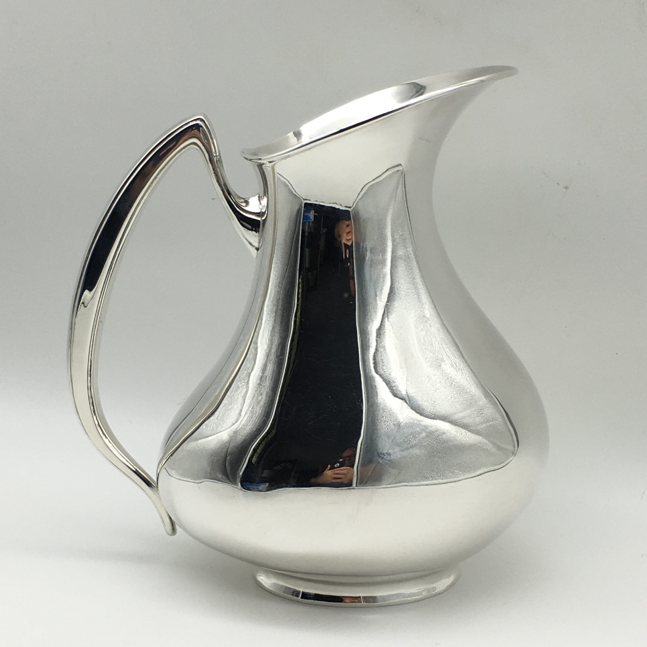 Wonderful ‘Modernist’ Solid Silver Pitcher/Jug - Image 3