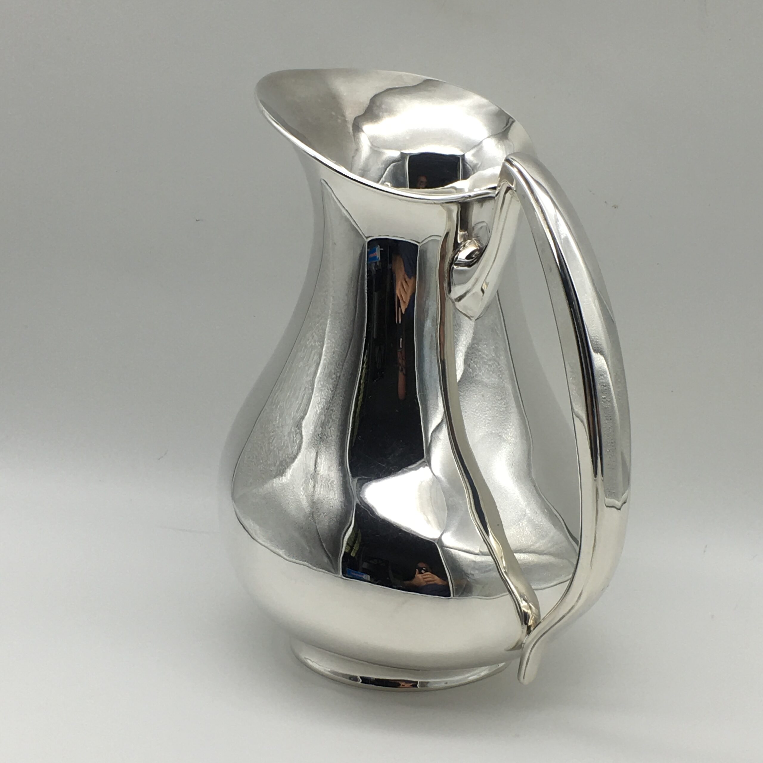 Wonderful ‘Modernist’ Solid Silver Pitcher/Jug - Image 5