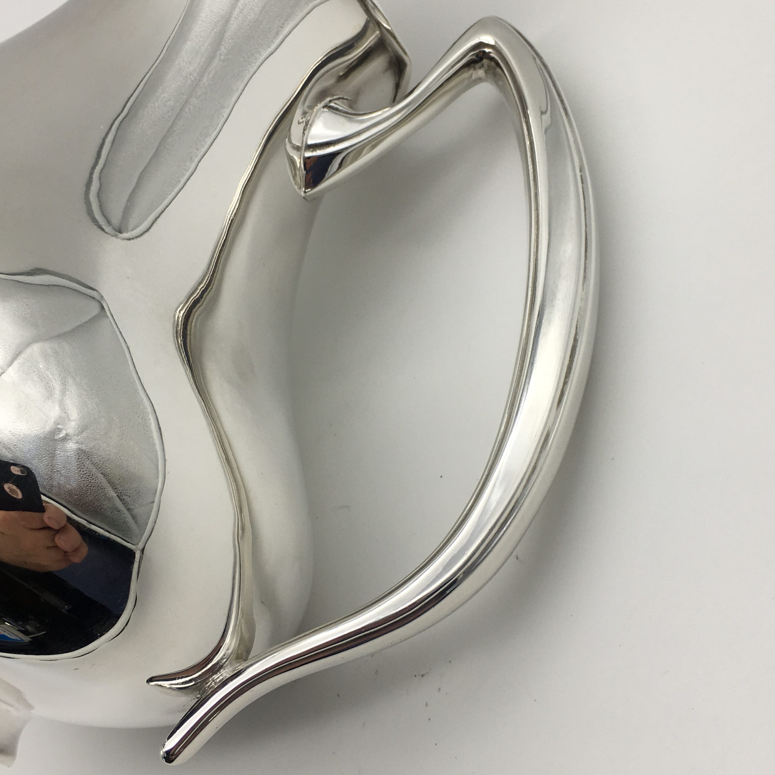 Wonderful ‘Modernist’ Solid Silver Pitcher/Jug - Image 4