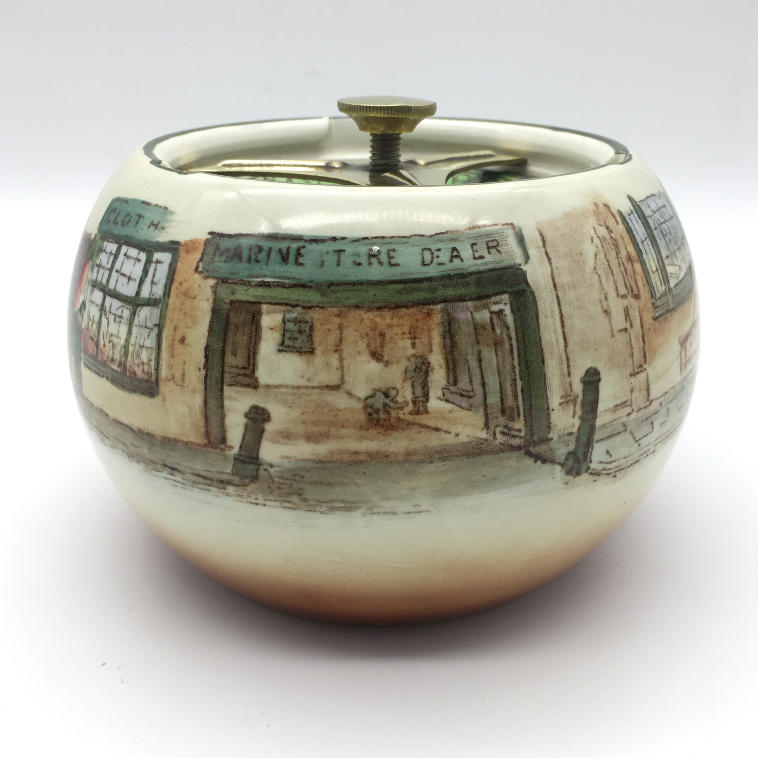 Rare Royal Doulton Tobacco Jar/Humidor & Lid (D1971) - Image 3