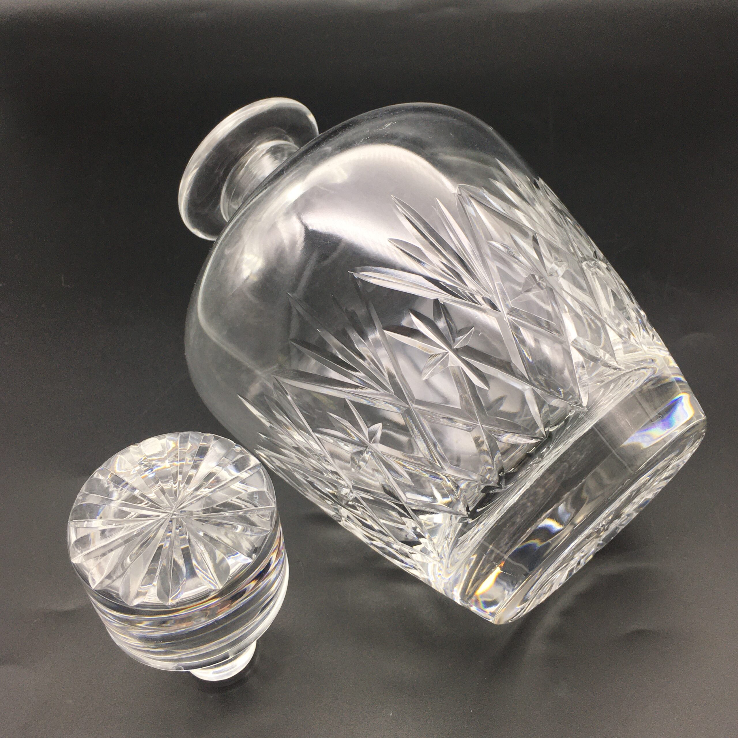 Vintage Cut-Crystal Spirit Decanter - Image 4