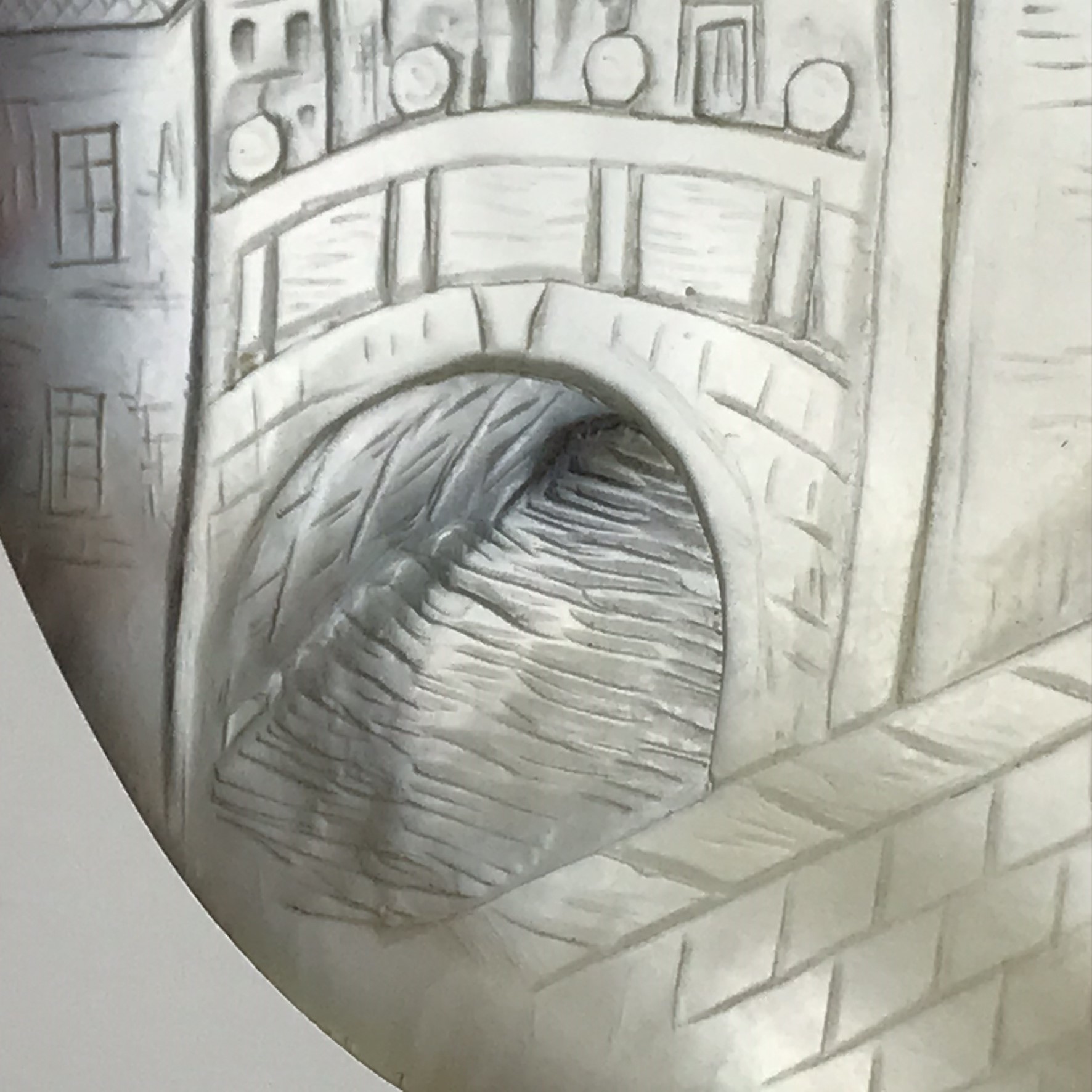 Incredible Antique ‘Carved Pearl Oyster Shell’ (Pinctada) - Image 4