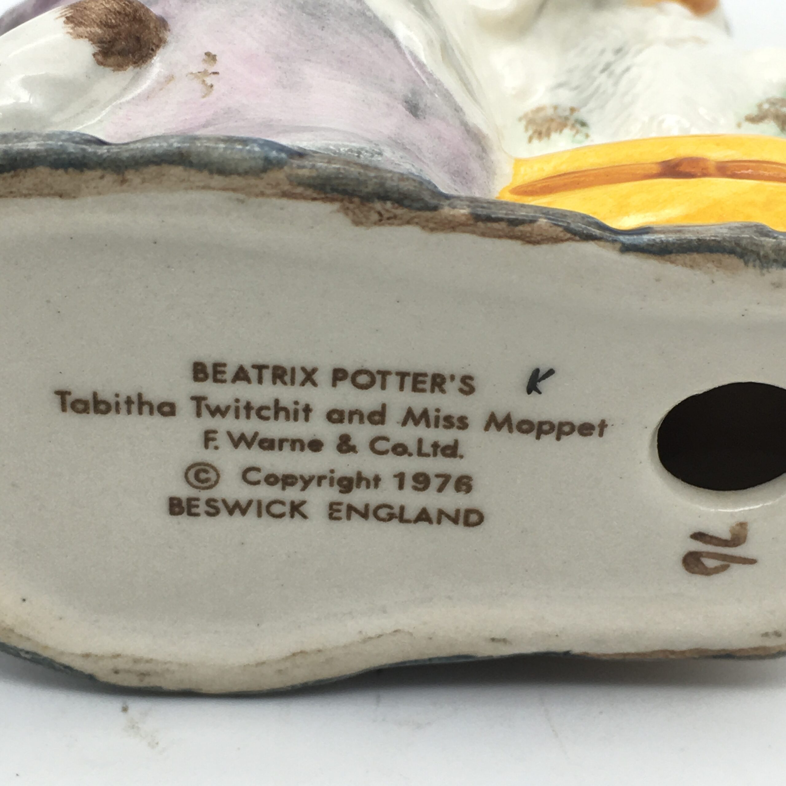 Beatrix Potter ‘Tabitha Twitchit and Miss Moppet’ Figurine - Image 9