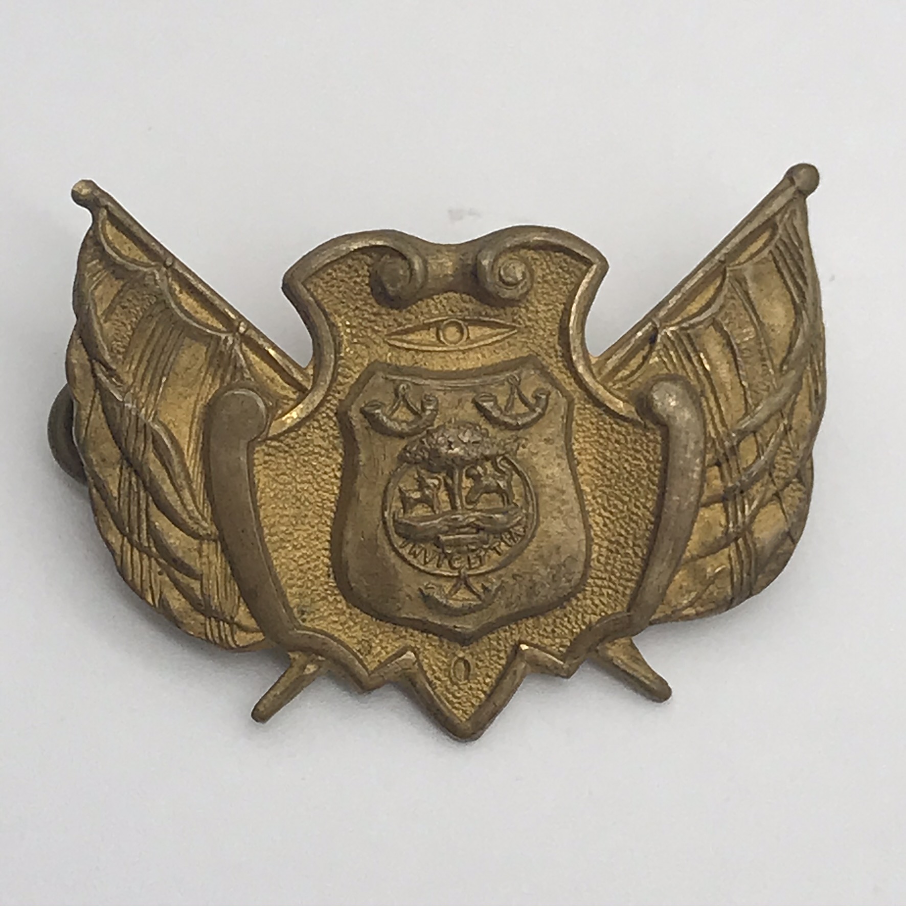 Rare – ‘Oranje Vrystaat Staats Artillerie’ Cap Badge (Prior to 1900) - Image 2