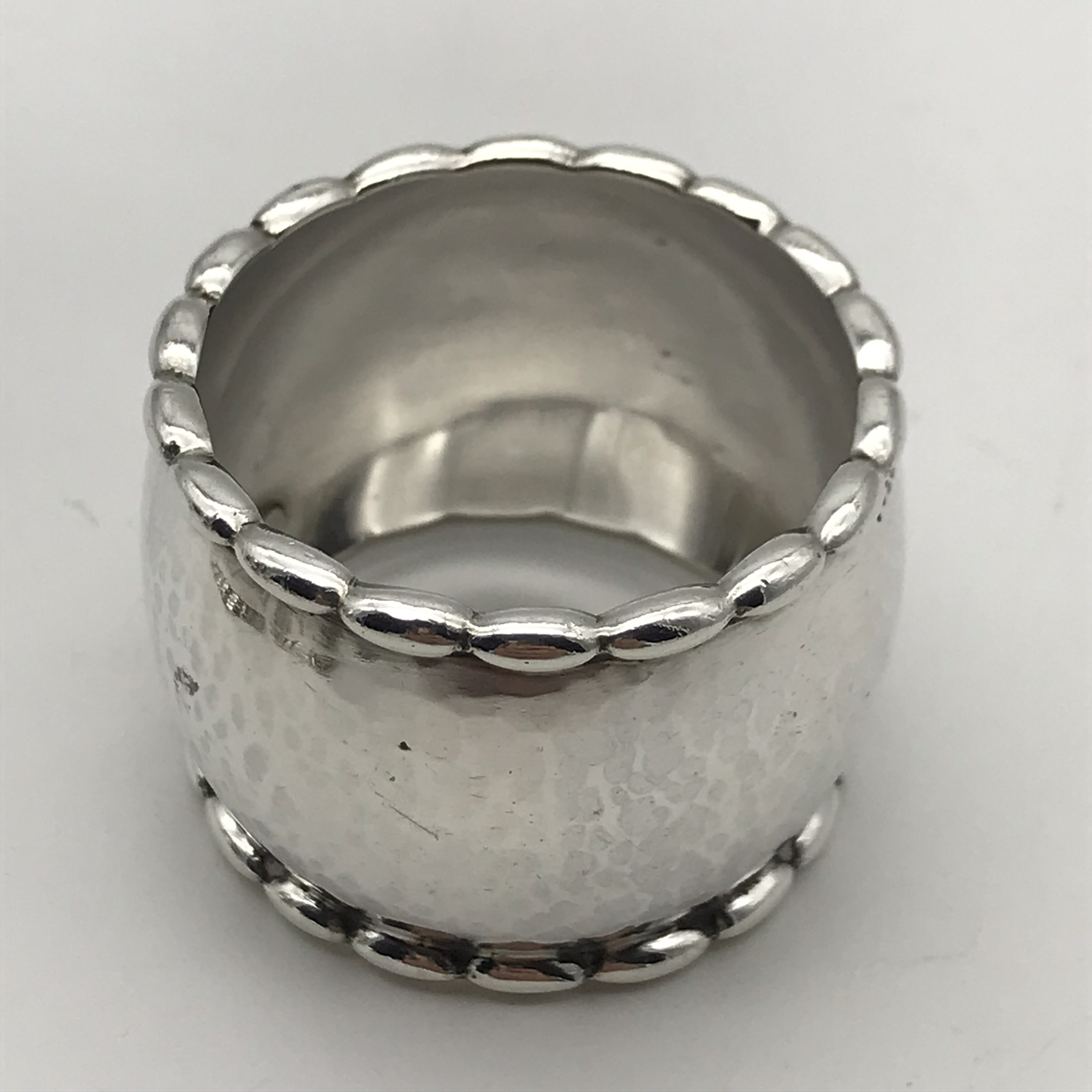 Rare ‘Georg Jensen’ Silver Napkin Rings (4) - Image 4