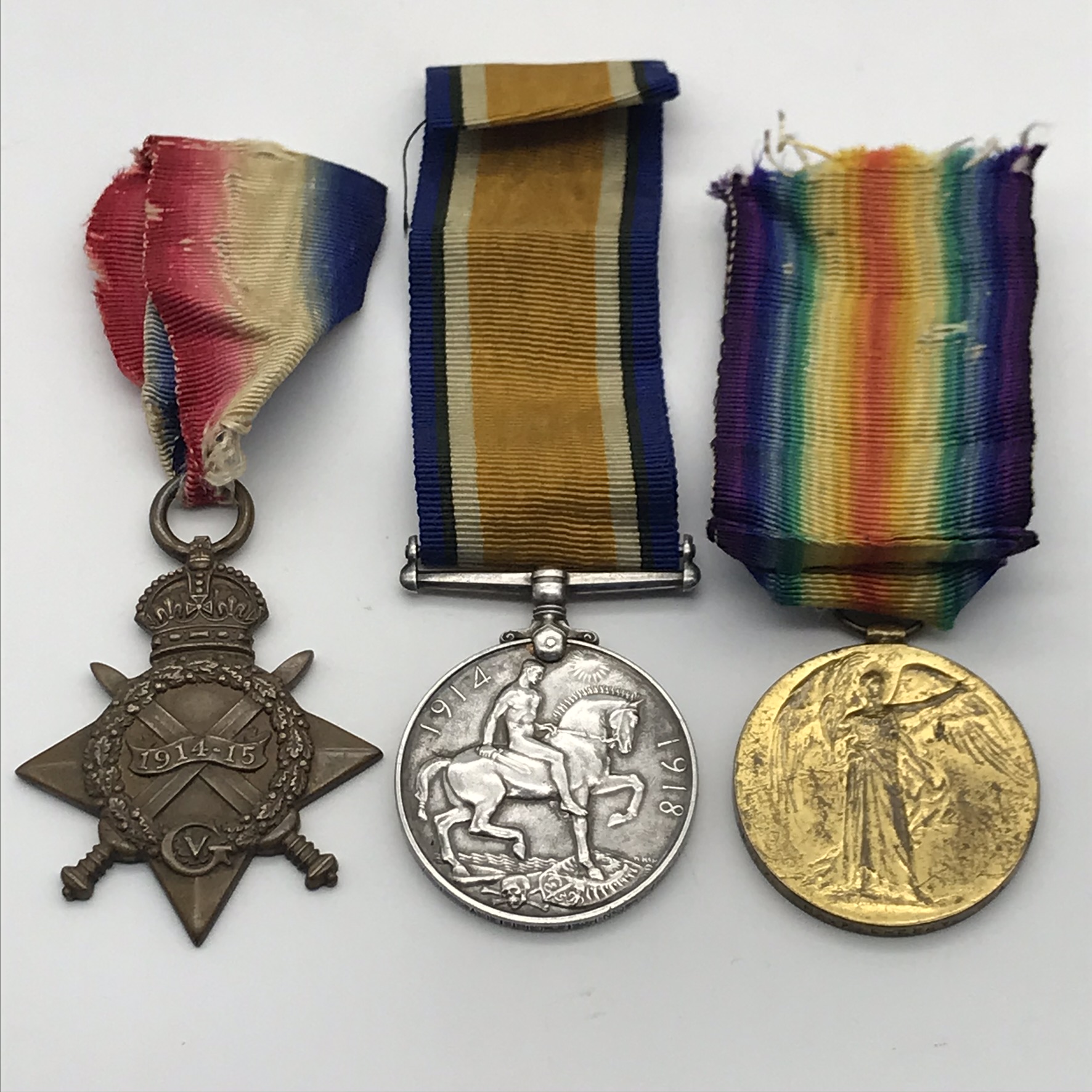 WW1 Medal Trio – ‘GNR. F. GREEDY’ – ‘R.G.A. & R.A.’ (SR - 872)