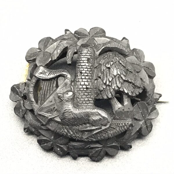 Victorian ‘Irish Bog Oak’ Brooch