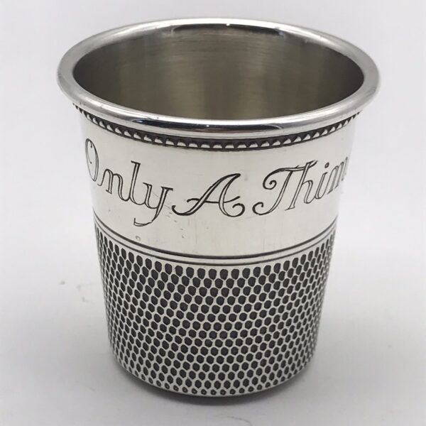 Vintage Solid Silver ‘Thimble’ Tot-Measure
