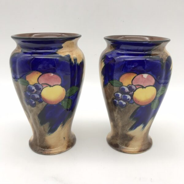 Lovely Pair of Vintage ‘Tunstall’ Vases (Autumn)