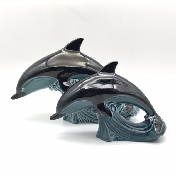 Lovely Pair of ‘Poole Pottery’ Dolphin Figures