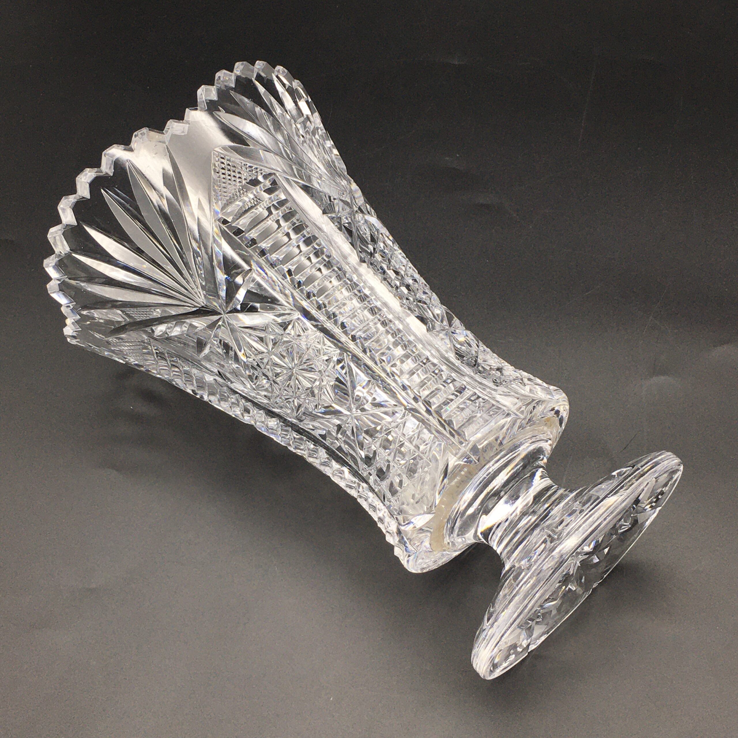Superb Quality Early Cut-Crystal Vase - Image 11