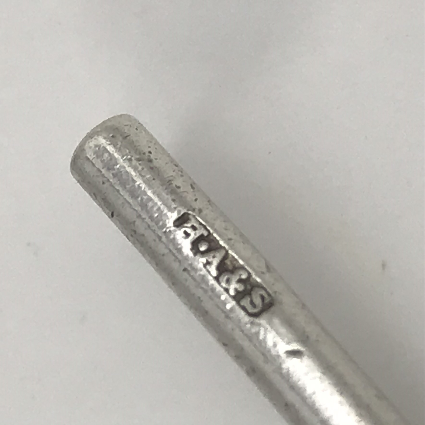 Victorian Solid Silver Pocket Watch Chain (1899) - Image 6