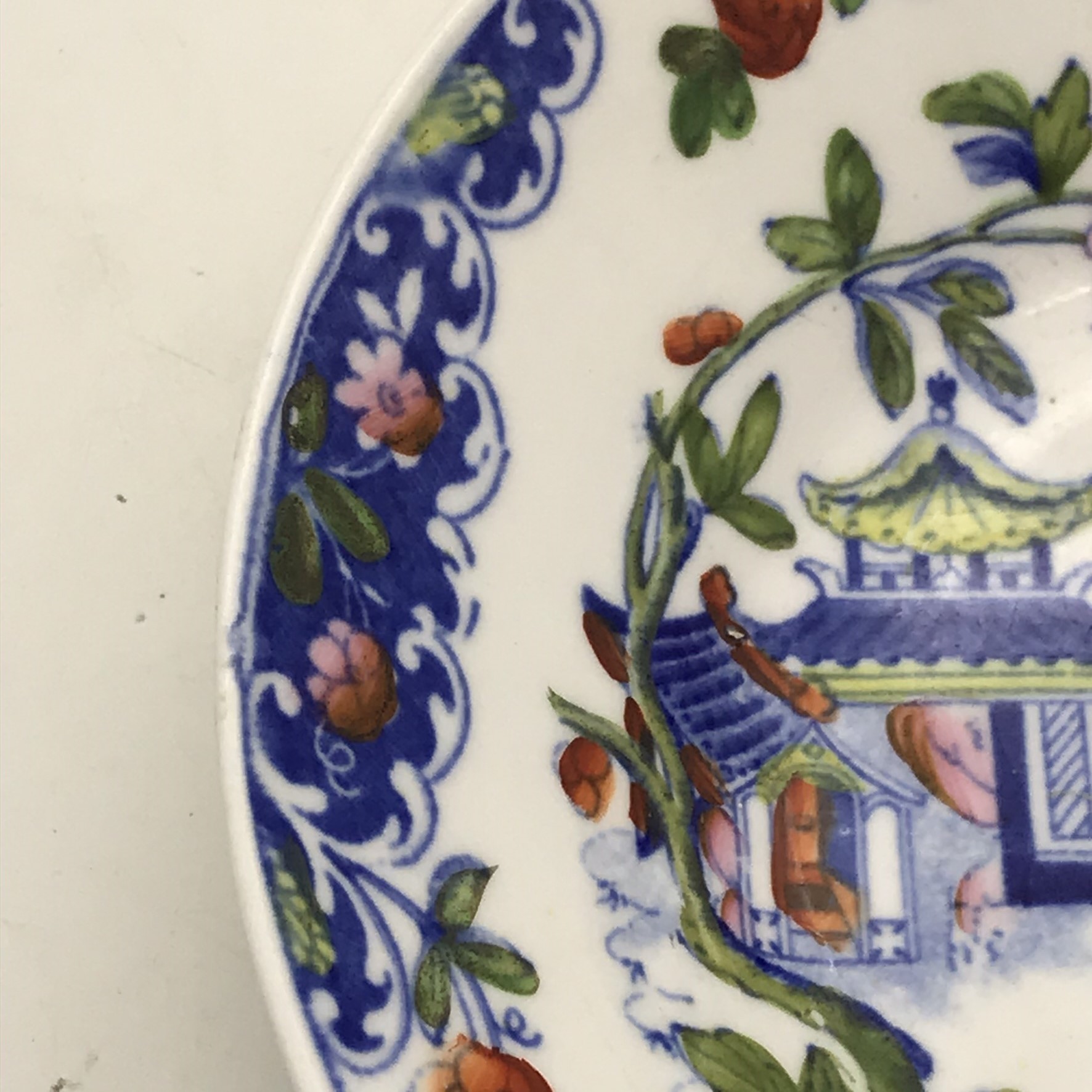 Antique Georgian Porcelain Teacup & Saucer - Image 8