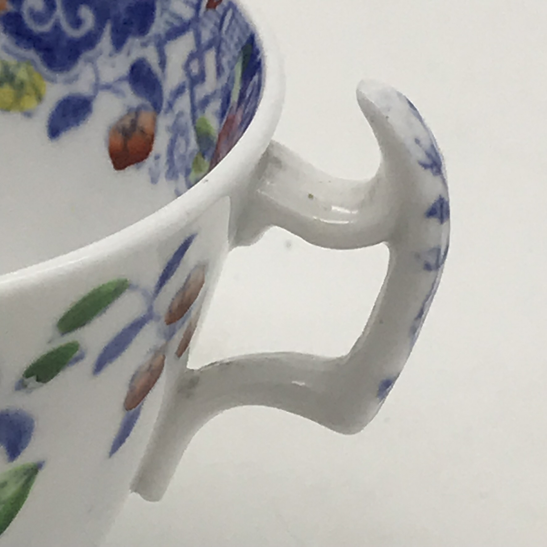 Antique Georgian Porcelain Teacup & Saucer - Image 11