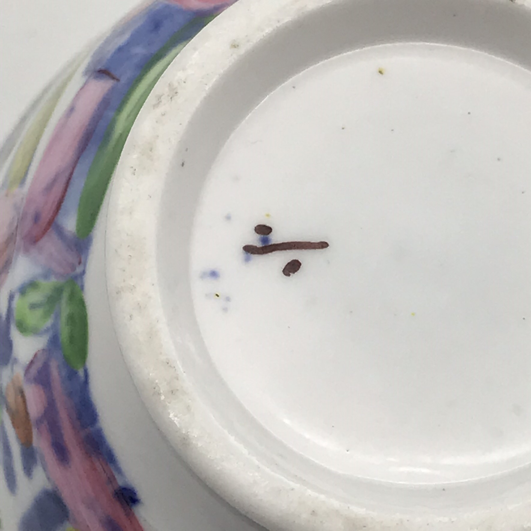 Antique Georgian Porcelain Teacup & Saucer - Image 13