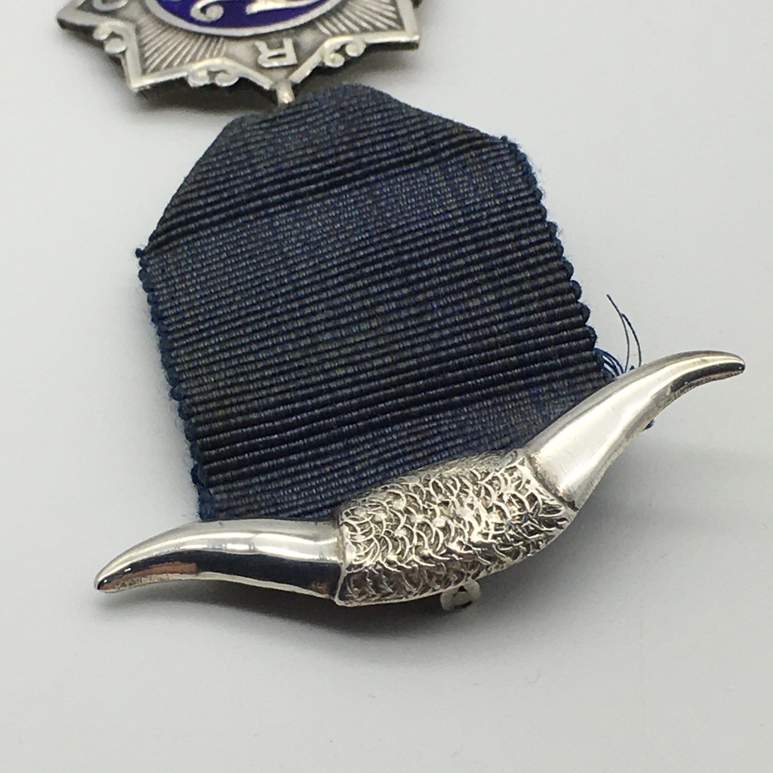 Early Silver & Enamel ‘R.A.O.B.–PRIMO’ Masonic Medal/Jewel - Image 5