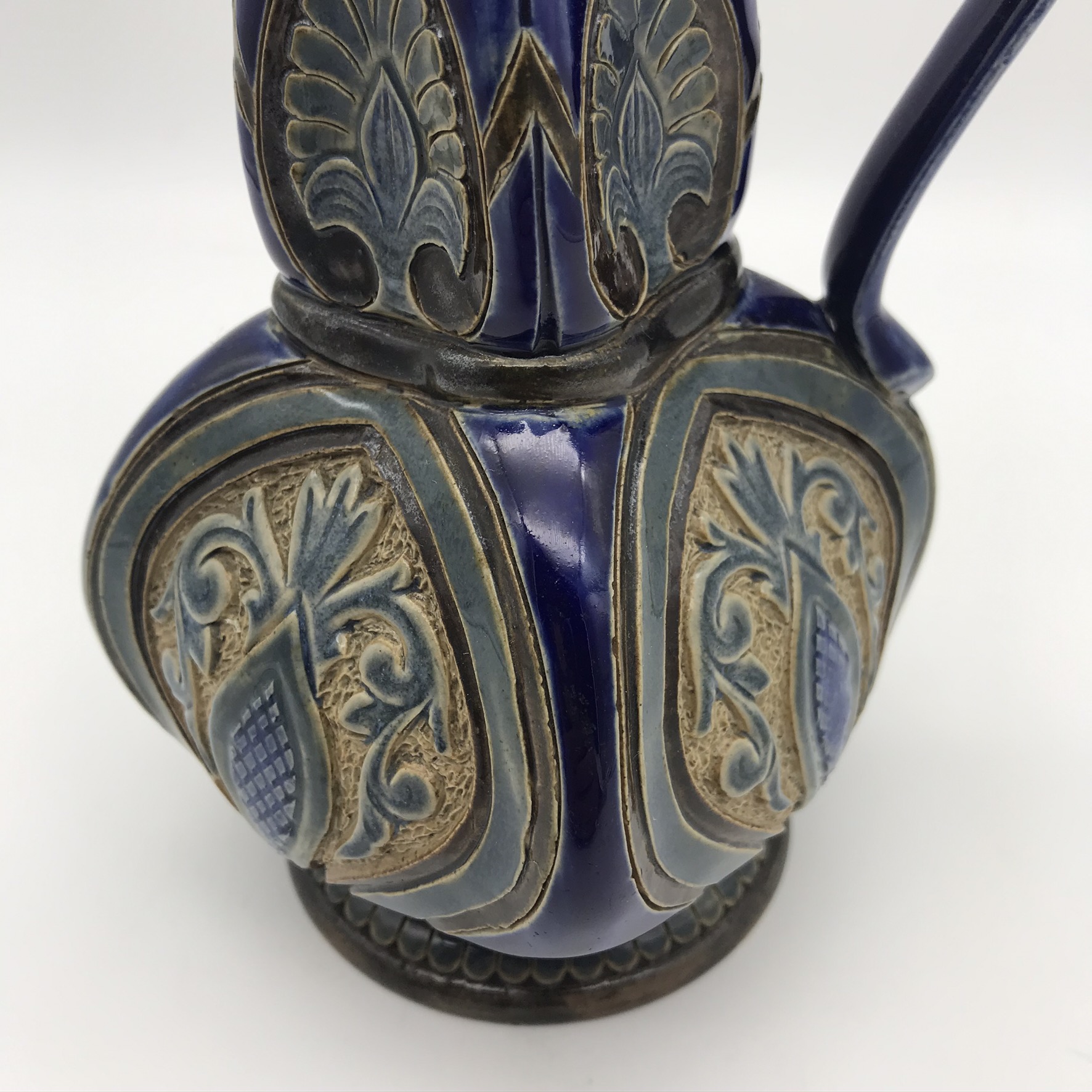 Rare Victorian ‘Doulton-Lambeth’ Stoneware Ewer (Frank Butler) - Image 9