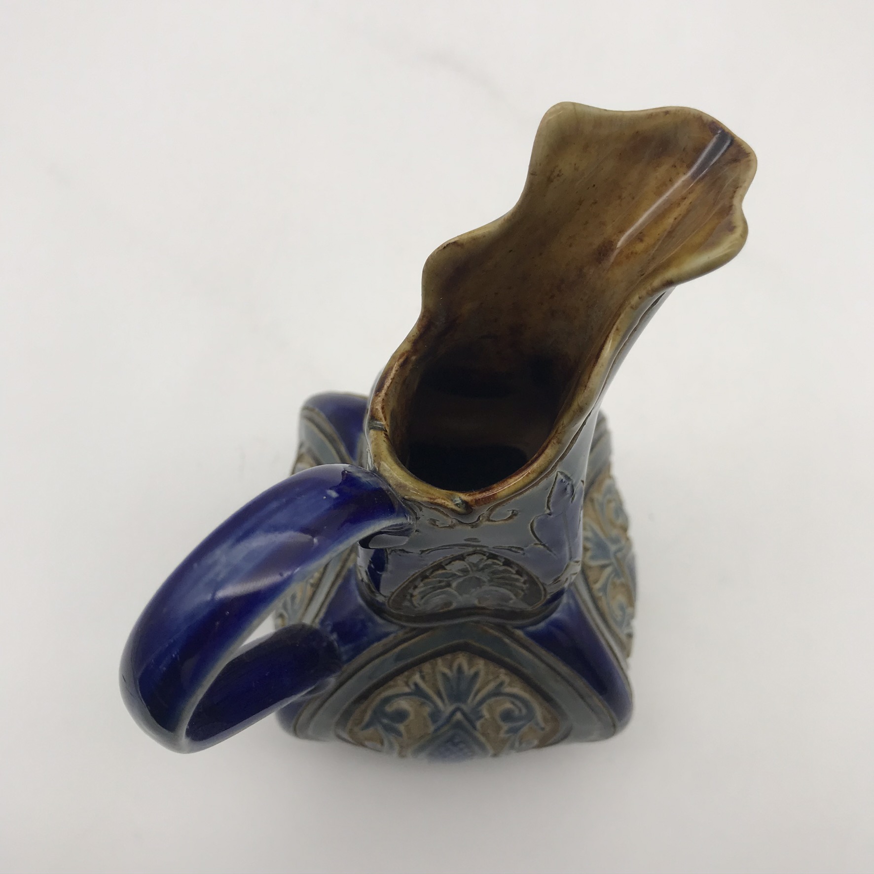 Rare Victorian ‘Doulton-Lambeth’ Stoneware Ewer (Frank Butler) - Image 10