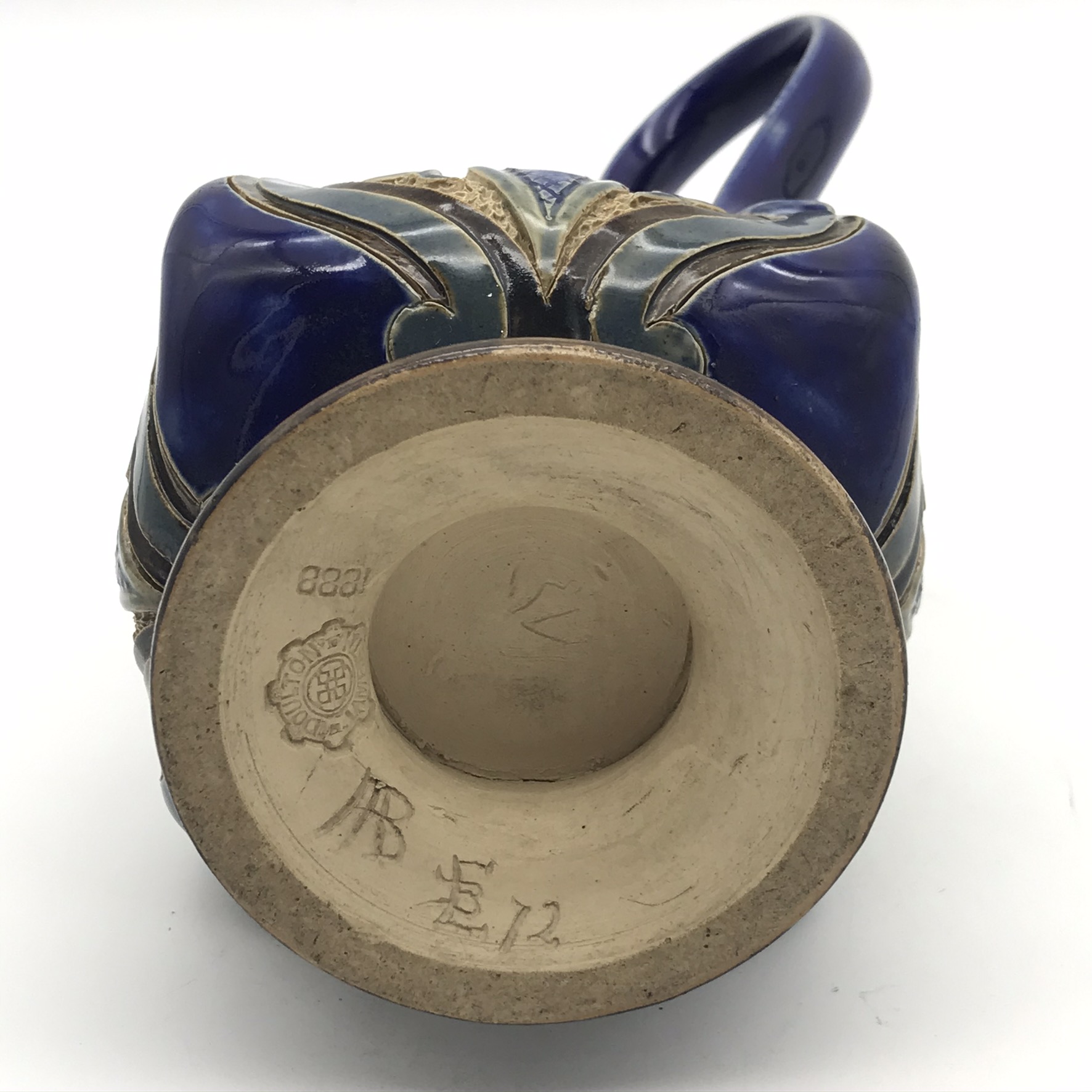 Rare Victorian ‘Doulton-Lambeth’ Stoneware Ewer (Frank Butler) - Image 11