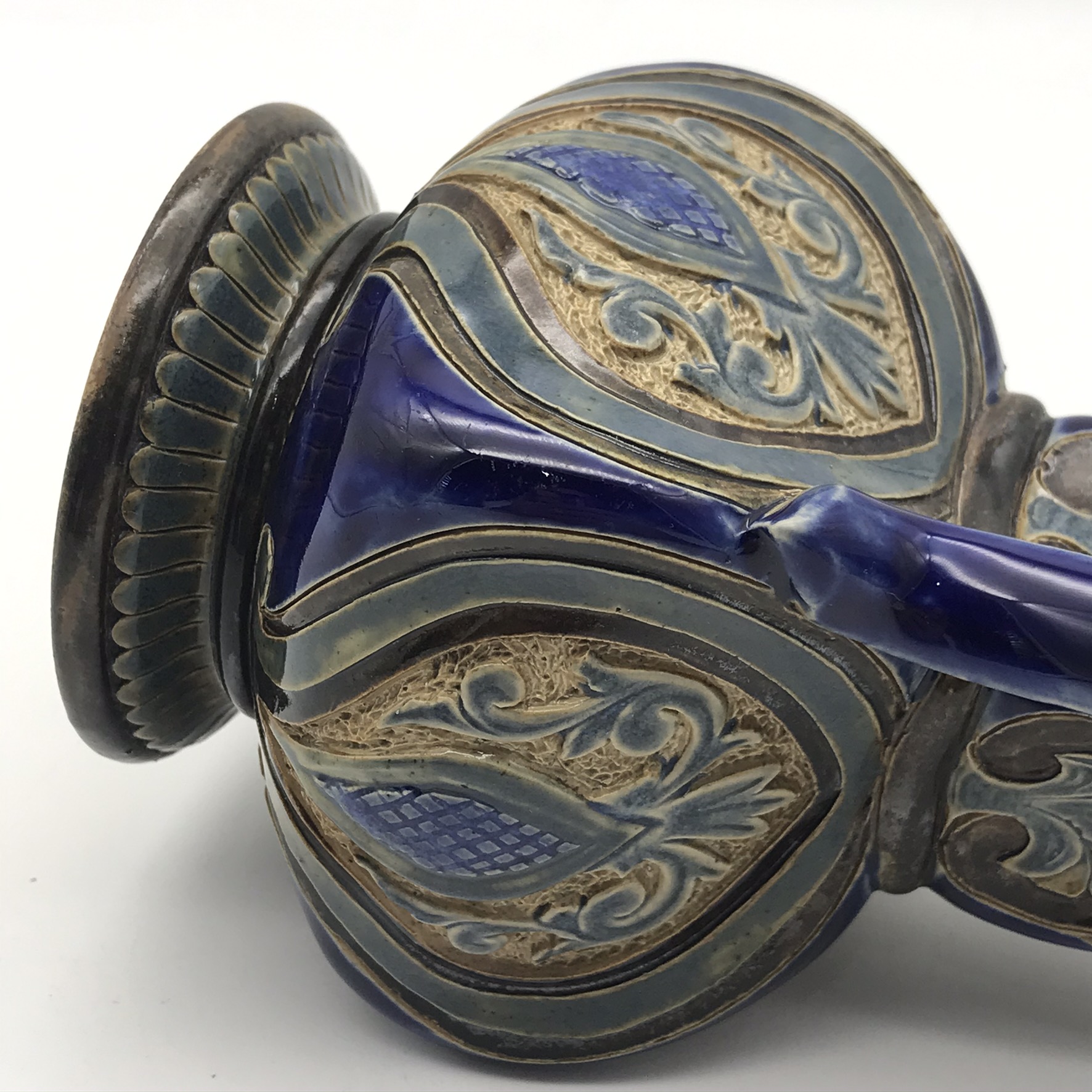 Rare Victorian ‘Doulton-Lambeth’ Stoneware Ewer (Frank Butler) - Image 8