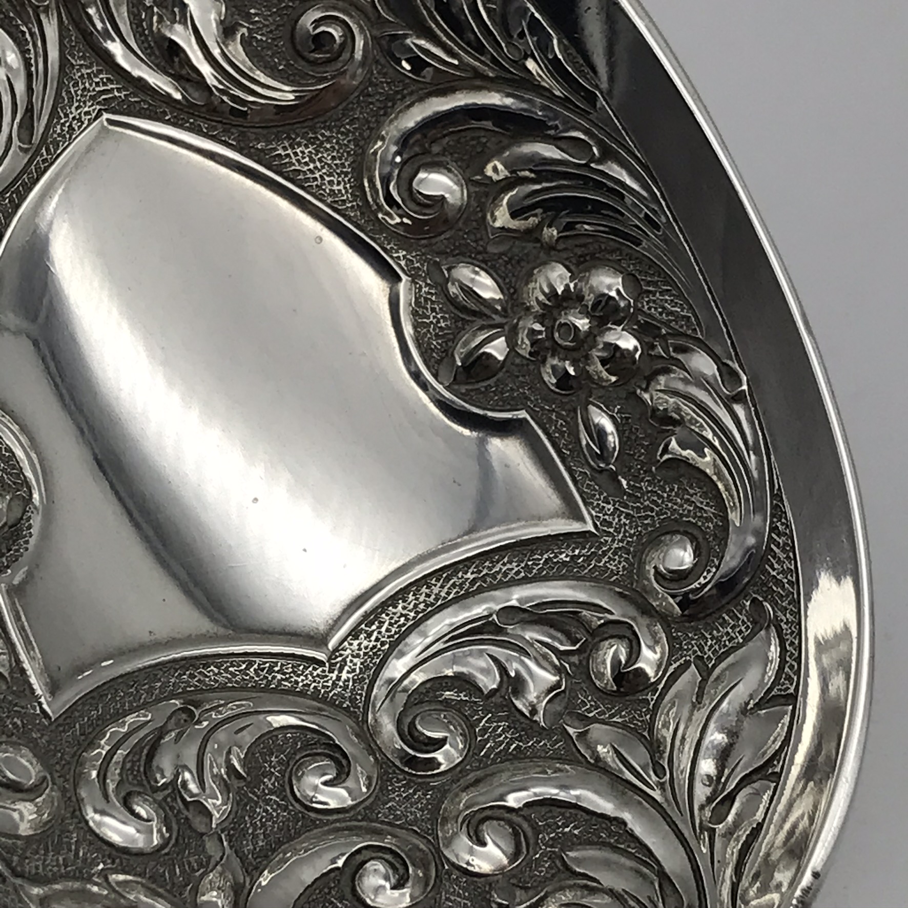 Wonderful Pair of Victorian Silver Dessert or Berry Spoons (1896) - Image 5