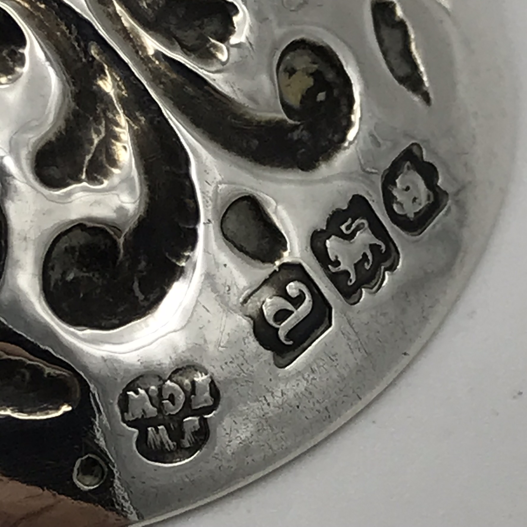 Wonderful Pair of Victorian Silver Dessert or Berry Spoons (1896) - Image 13