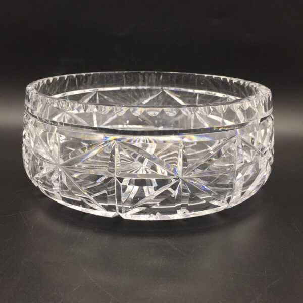 Large 1950’s Quality Cut-Crystal Bowl