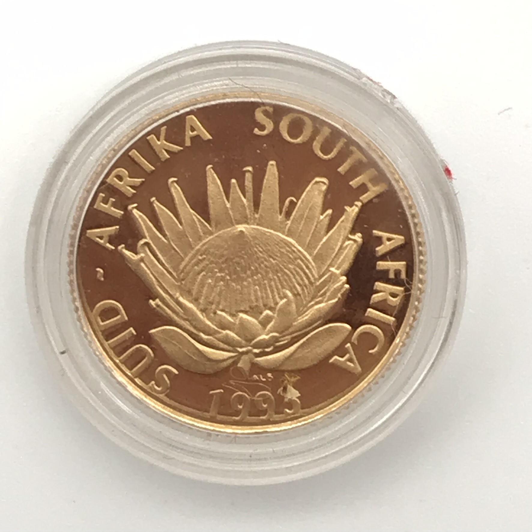 Gold 1/10 oz Proof 1993 Protea Coin (Boxed) - Image 2