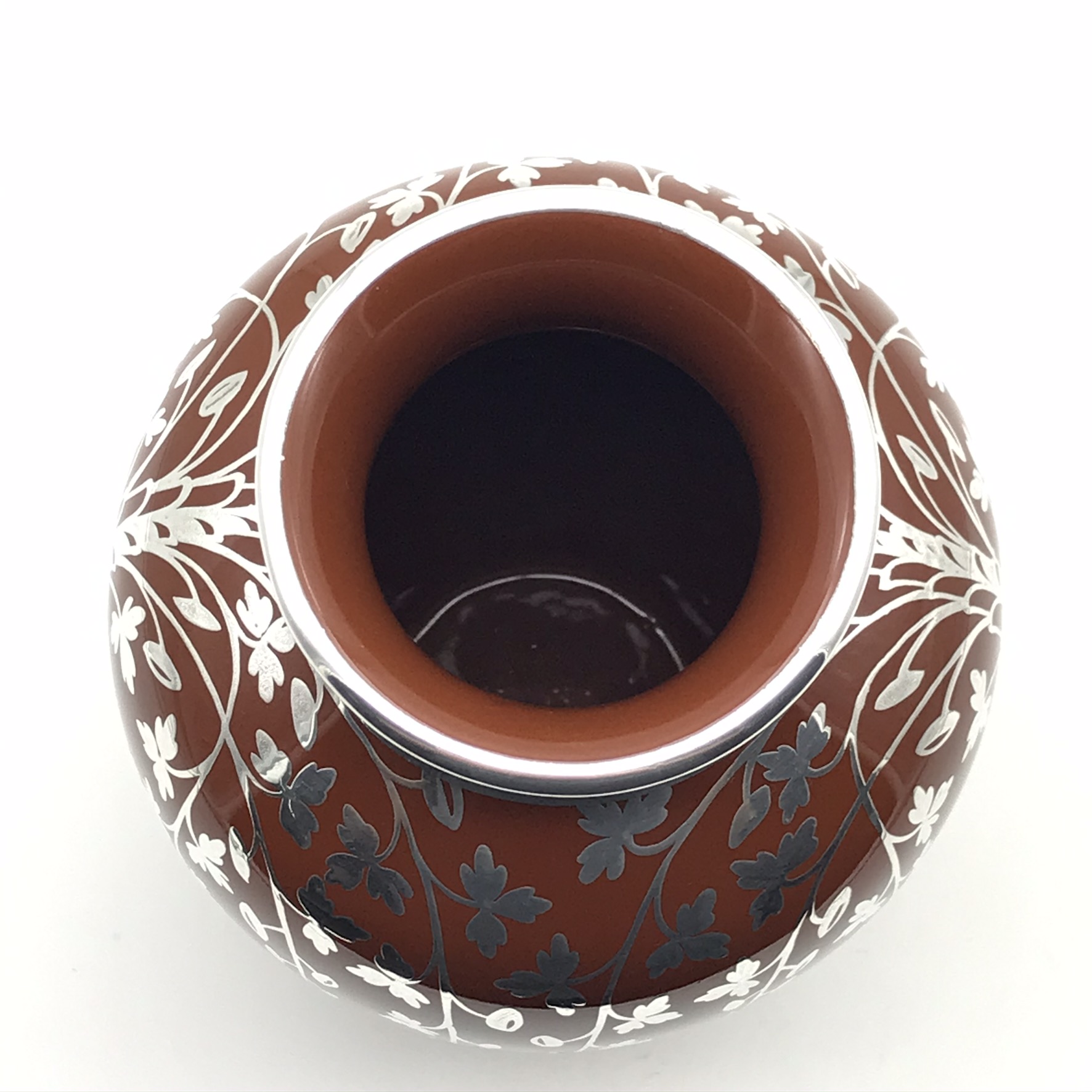 Scarce Art Deco ‘Richard Ginori’ Silver Overlay Vase - Image 6