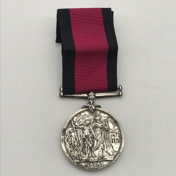 Natal 1906 Rebellion Medal ‘PTE W.E. BOURK’ (Durban Light Infantry)