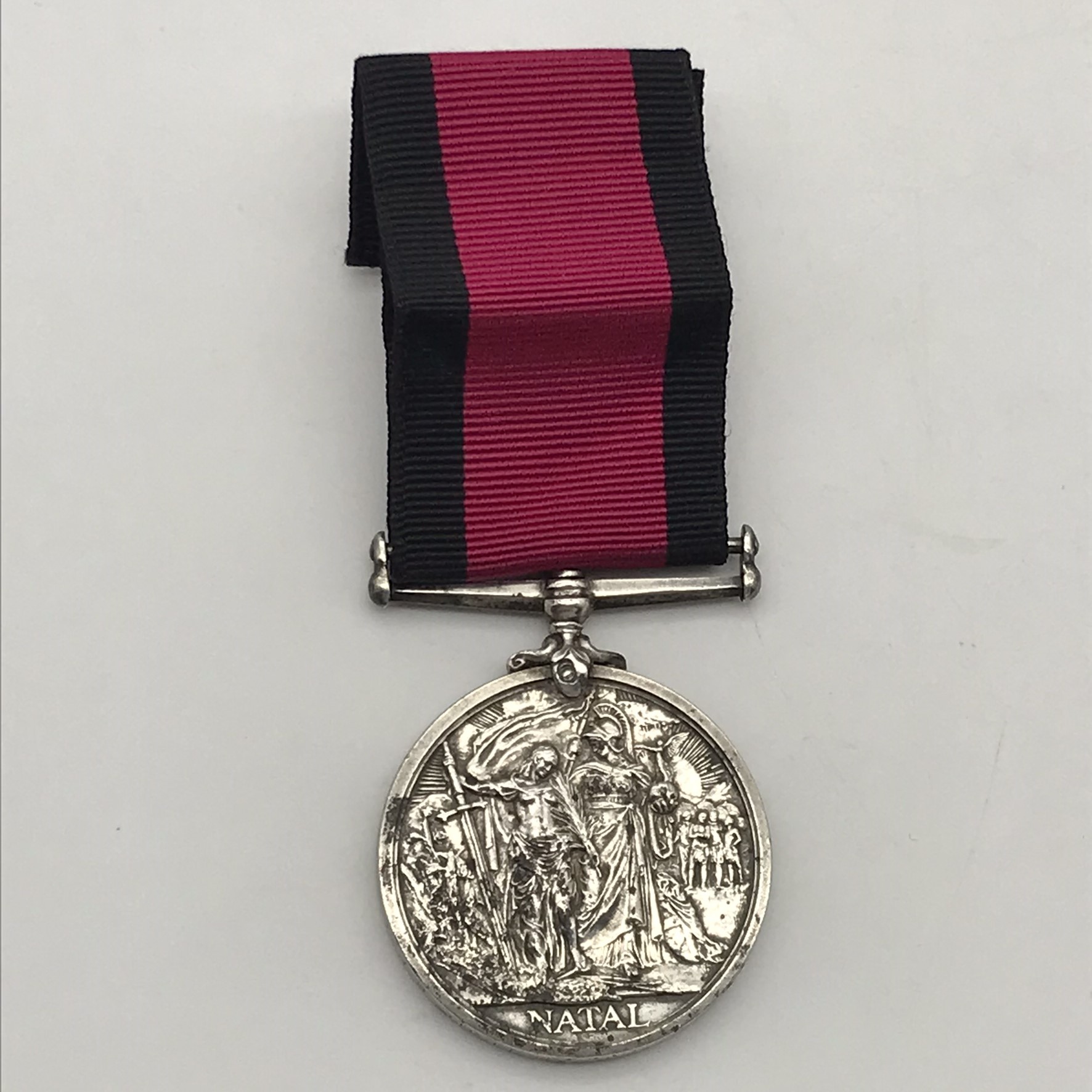 Natal 1906 Rebellion Medal ‘PTE W.E. BOURK’ (Durban Light Infantry)