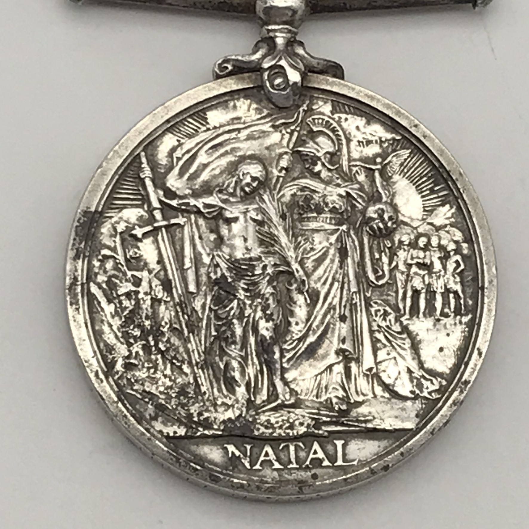 Natal 1906 Rebellion Medal ‘PTE W.E. BOURK’ (Durban Light Infantry) - Image 2