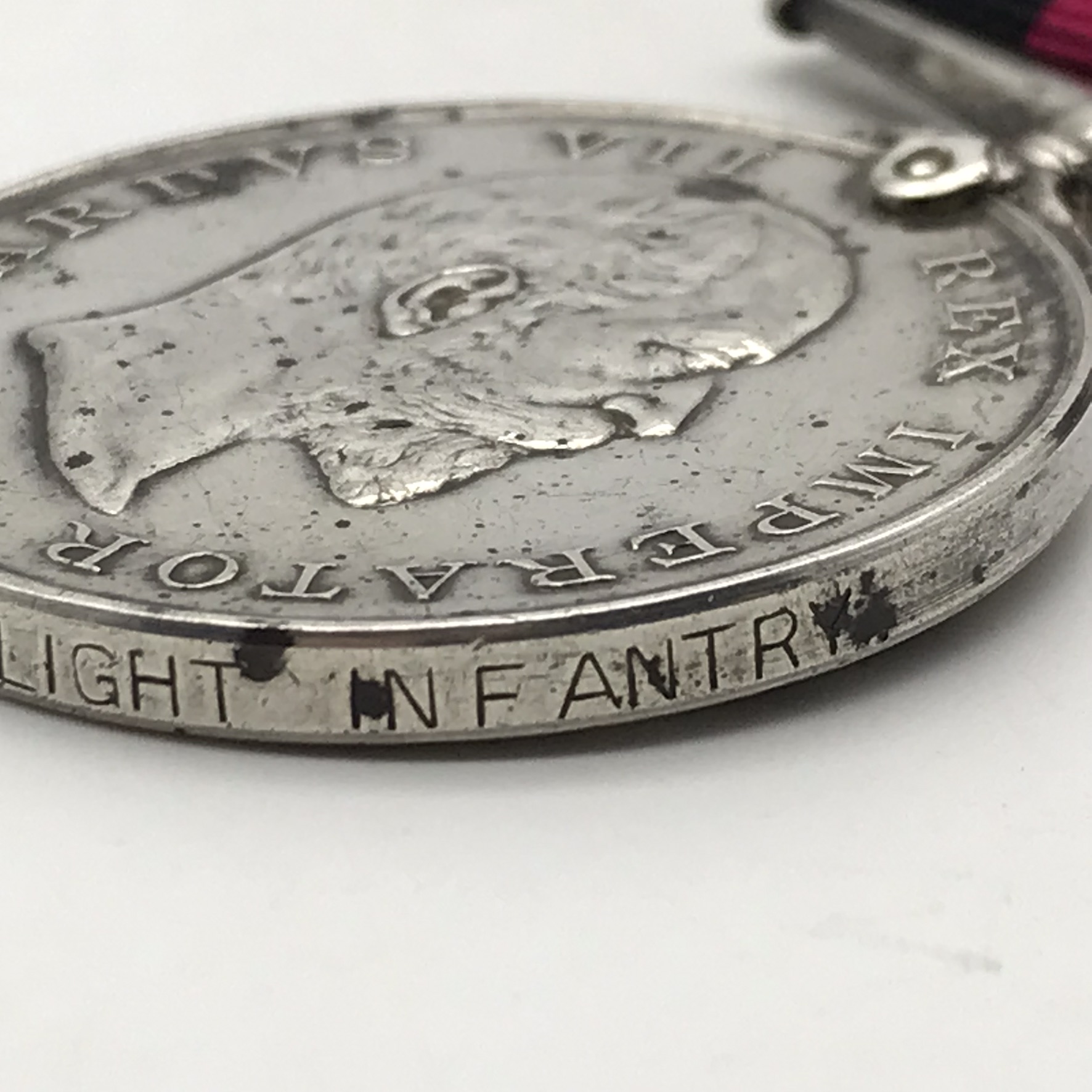 Natal 1906 Rebellion Medal ‘PTE W.E. BOURK’ (Durban Light Infantry) - Image 4