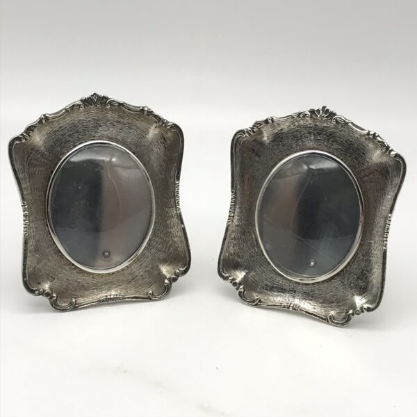 Fabulous Silver Pair of Antique Photo Frames